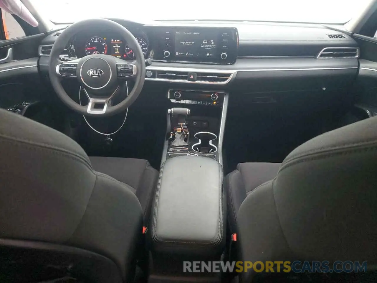 8 fotografías del automóvil dañado 5XXG14J22MG001366 KIA K5 2021