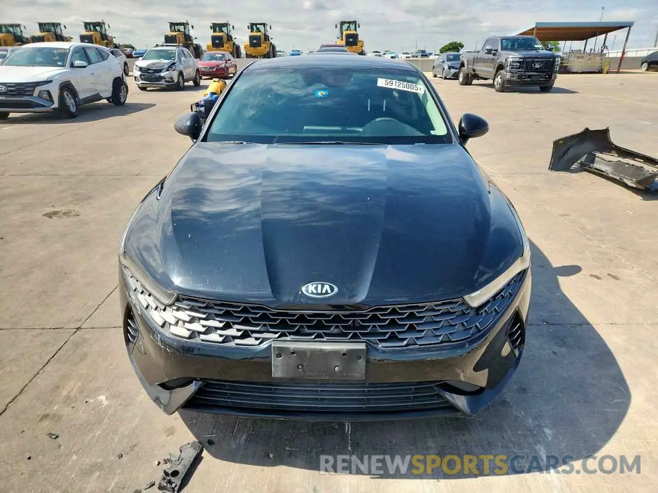 5 fotografías del automóvil dañado 5XXG14J22MG001772 KIA K5 2021
