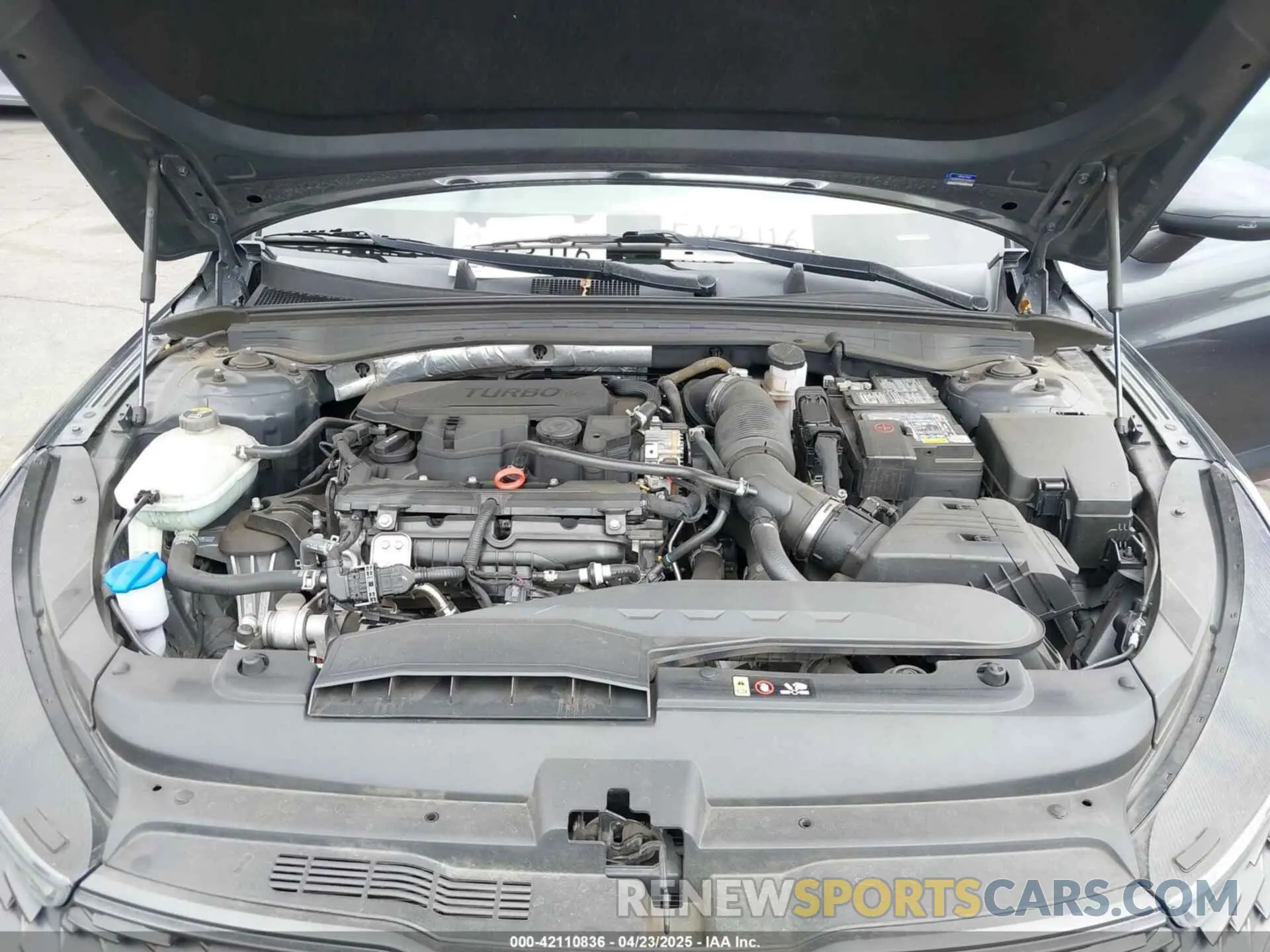 10 fotografías del automóvil dañado 5XXG14J22MG006695 KIA K5 2021