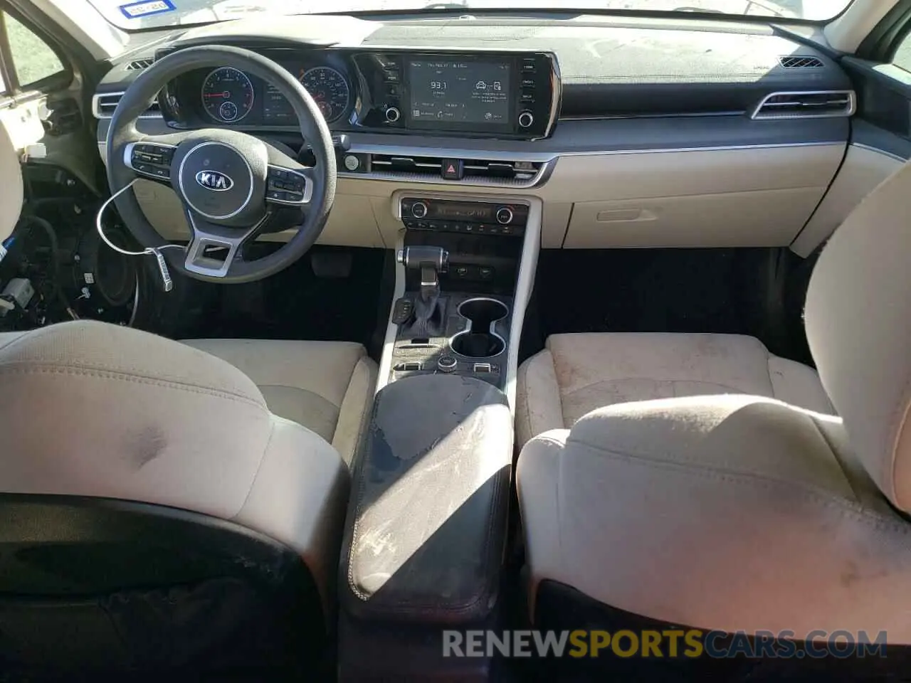 8 fotografías del automóvil dañado 5XXG14J23MG053217 KIA K5 2021