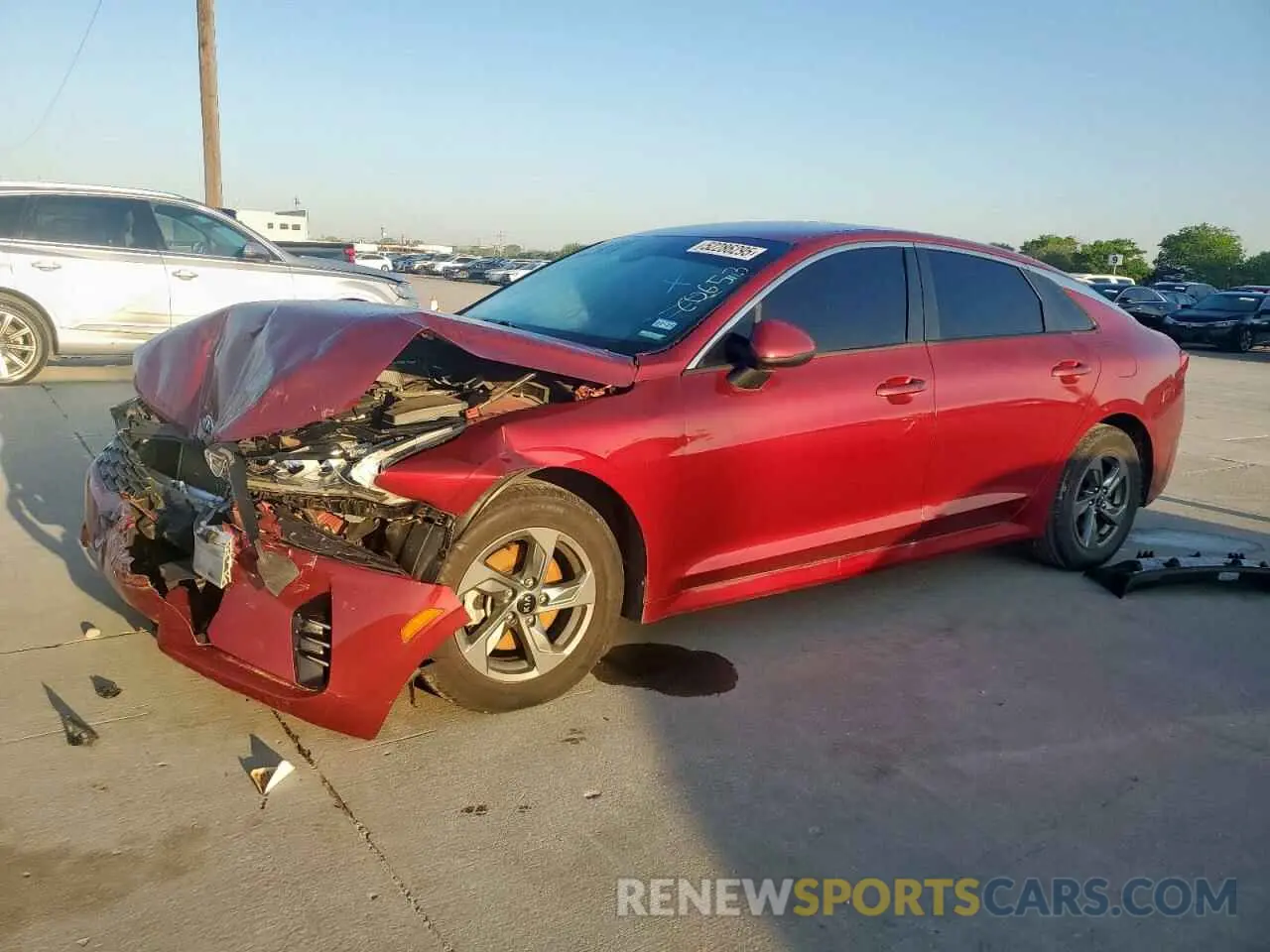 1 fotografías del automóvil dañado 5XXG14J23MG053282 KIA K5 2021