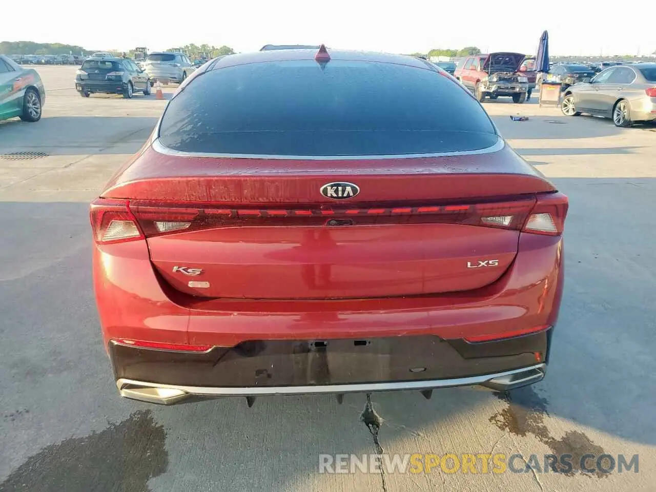 6 fotografías del automóvil dañado 5XXG14J23MG053282 KIA K5 2021