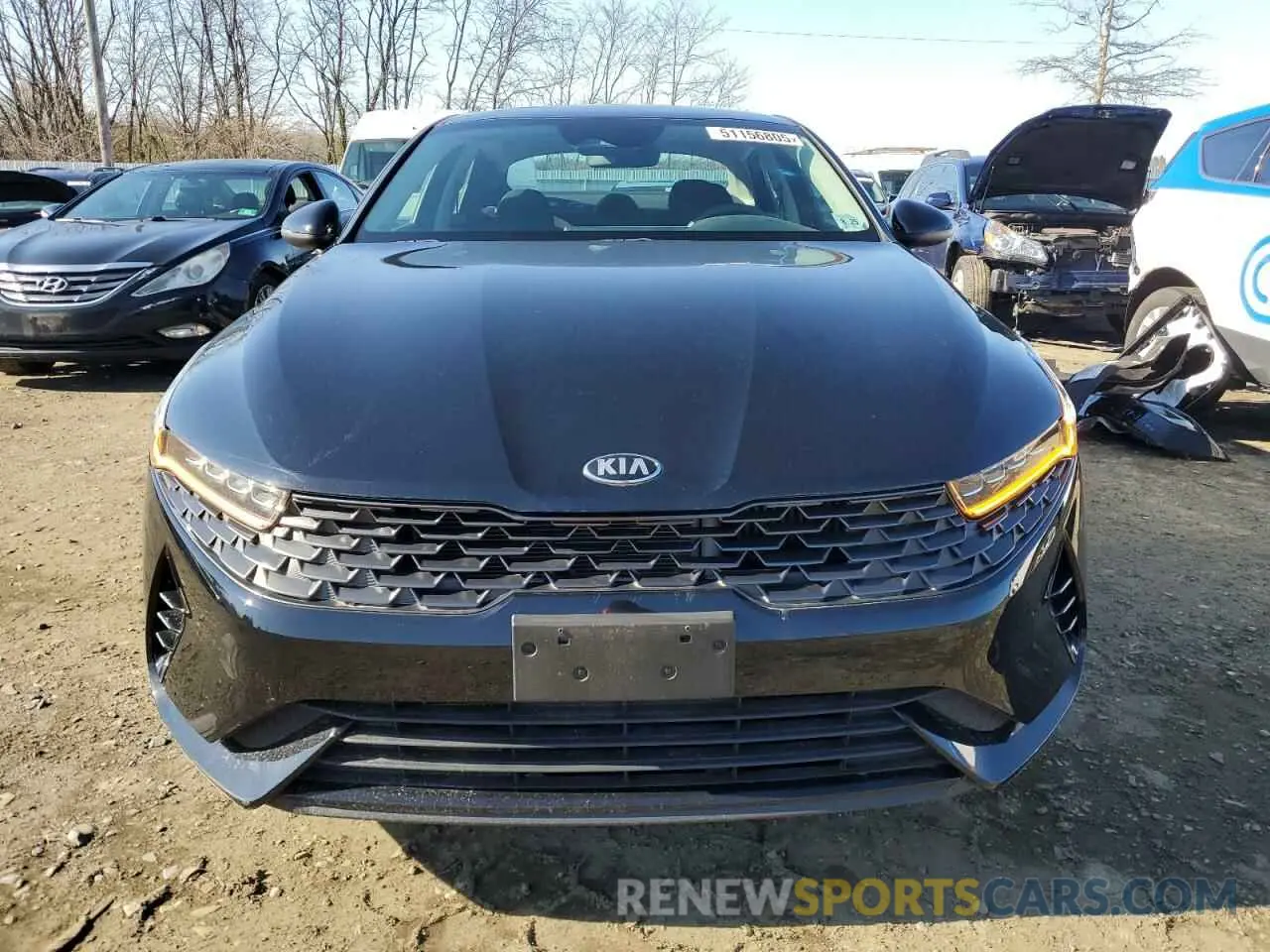 5 fotografías del automóvil dañado 5XXG14J24MG004513 KIA K5 2021