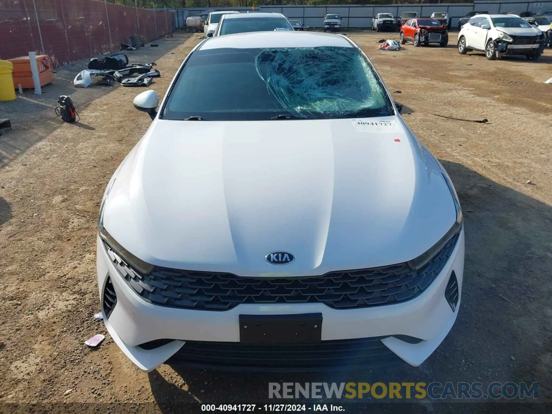 12 fotografías del automóvil dañado 5XXG14J24MG010067 KIA K5 2021
