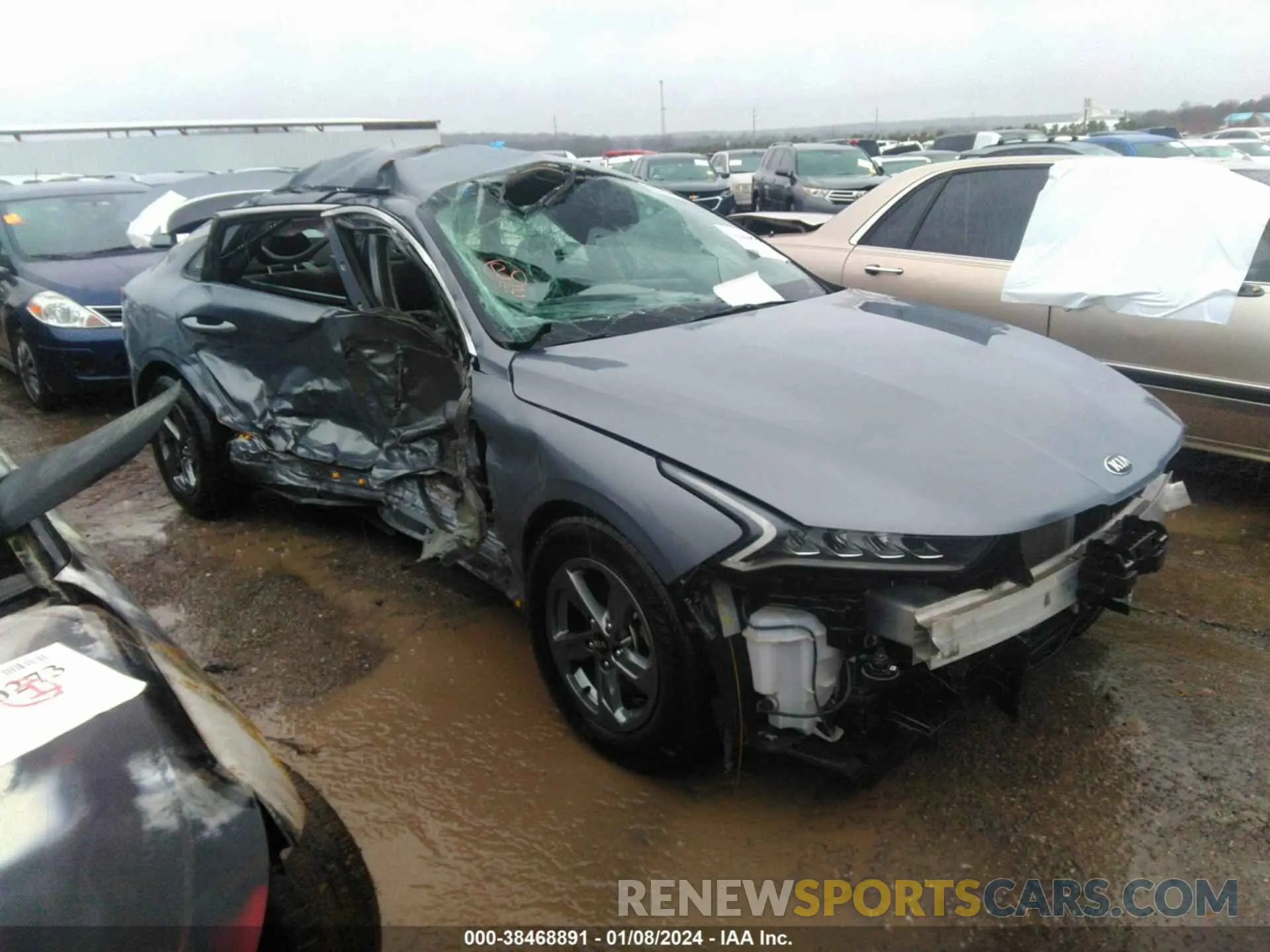 1 fotografías del automóvil dañado 5XXG14J24MG019108 KIA K5 2021