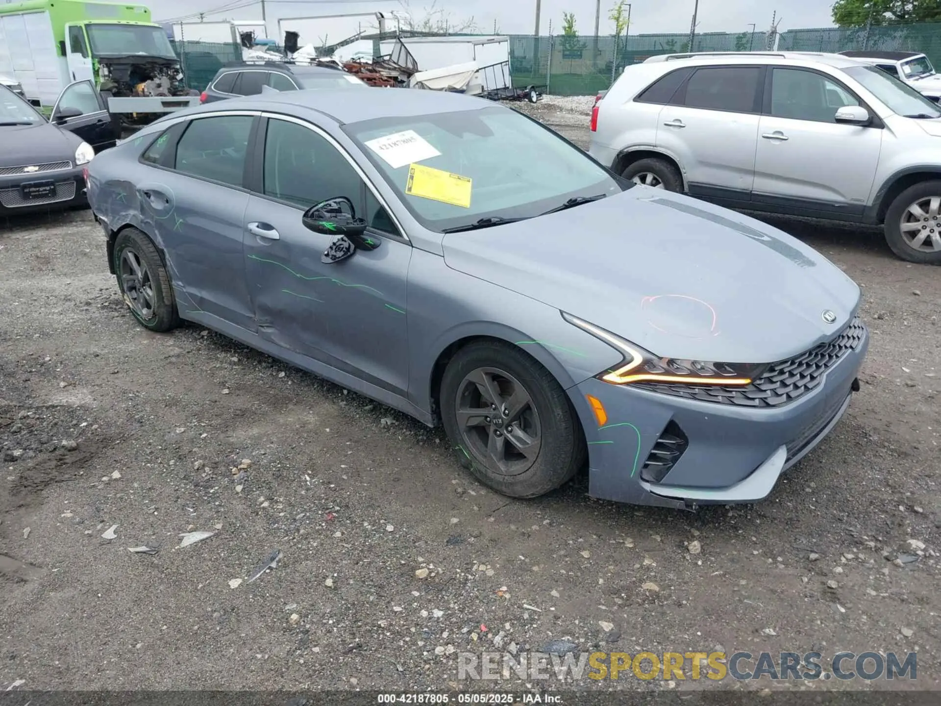 1 fotografías del automóvil dañado 5XXG14J25MG020428 KIA K5 2021