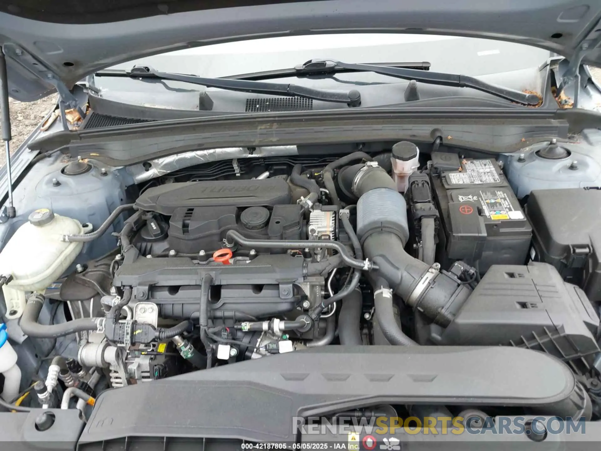 10 fotografías del automóvil dañado 5XXG14J25MG020428 KIA K5 2021