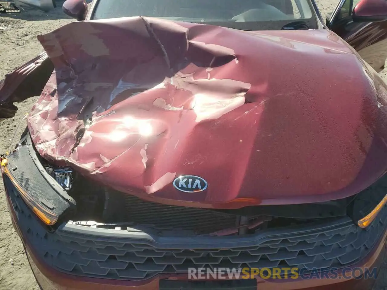 11 fotografías del automóvil dañado 5XXG14J25MG026942 KIA K5 2021