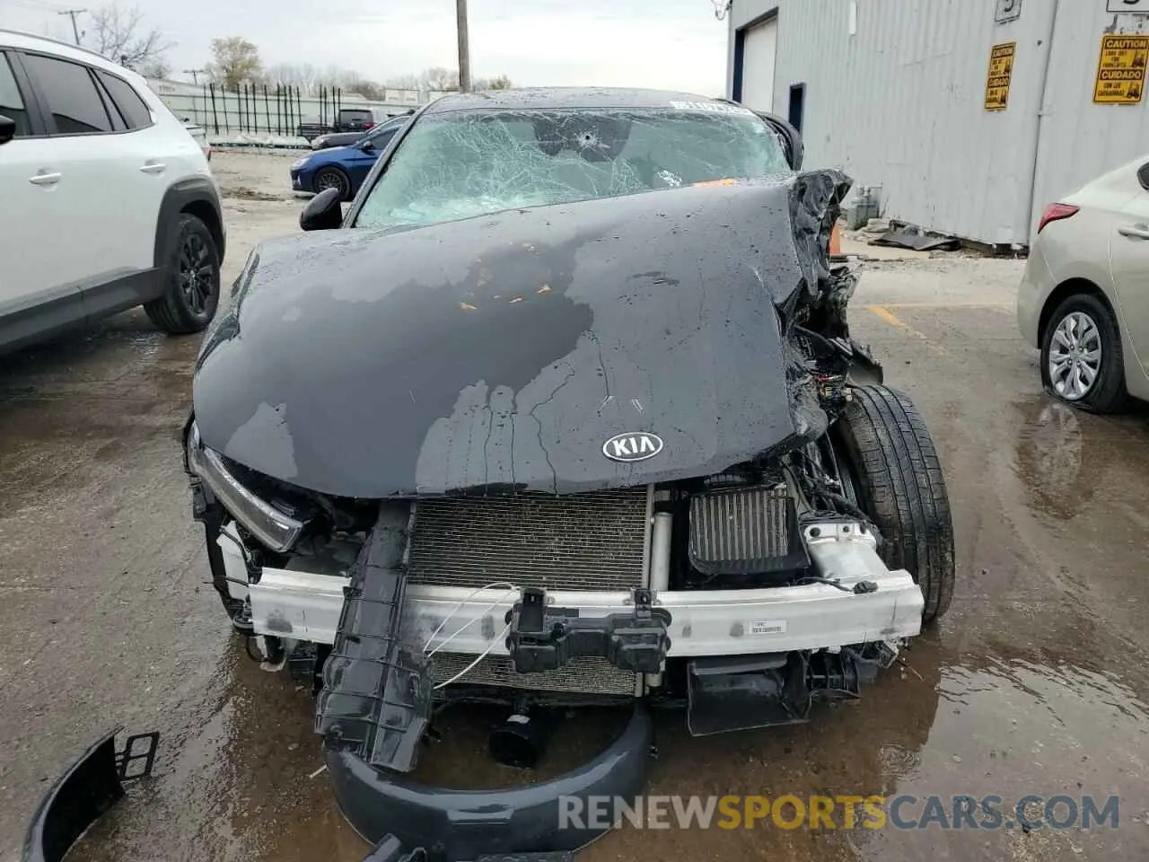 5 fotografías del automóvil dañado 5XXG14J25MG071573 KIA K5 2021