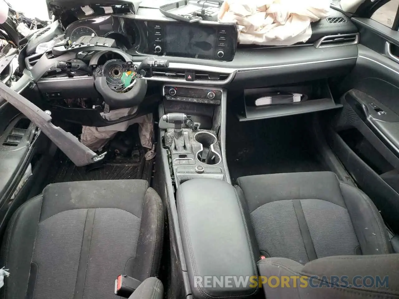 8 fotografías del automóvil dañado 5XXG14J25MG071573 KIA K5 2021