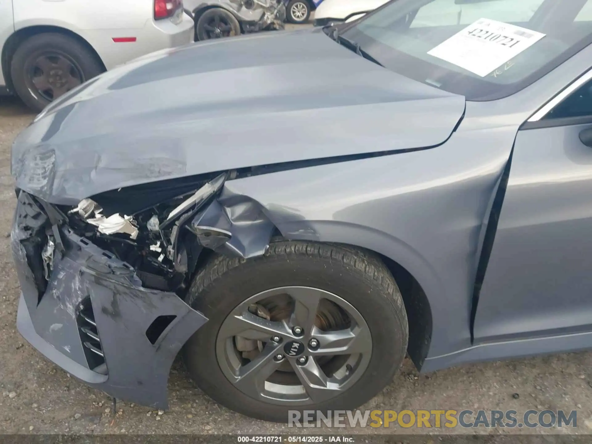 6 fotografías del automóvil dañado 5XXG14J26MG008143 KIA K5 2021