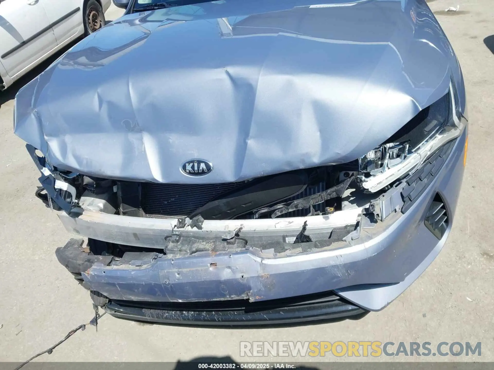 6 fotografías del automóvil dañado 5XXG14J26MG057794 KIA K5 2021