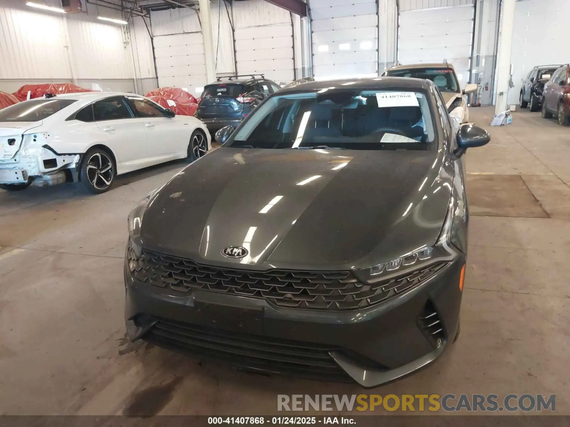12 fotografías del automóvil dañado 5XXG14J27MG012945 KIA K5 2021