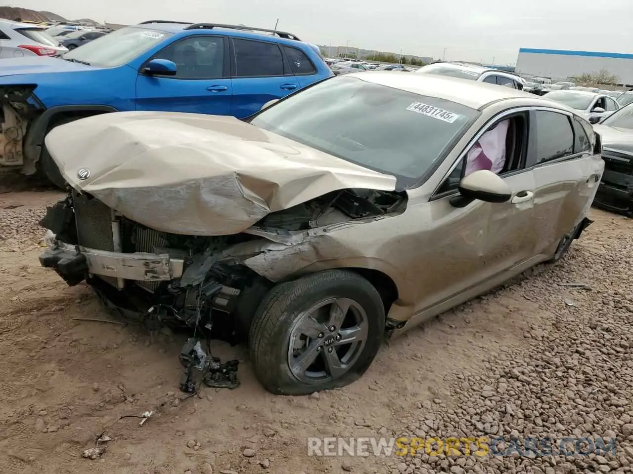 1 fotografías del automóvil dañado 5XXG14J27MG044147 KIA K5 2021