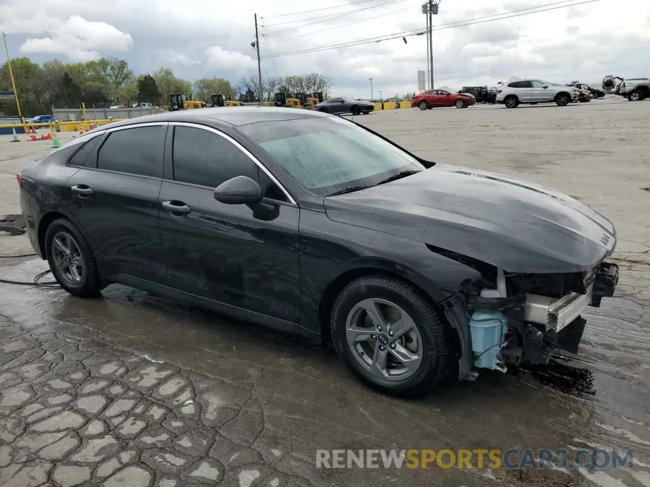 4 fotografías del automóvil dañado 5XXG14J27MG052653 KIA K5 2021