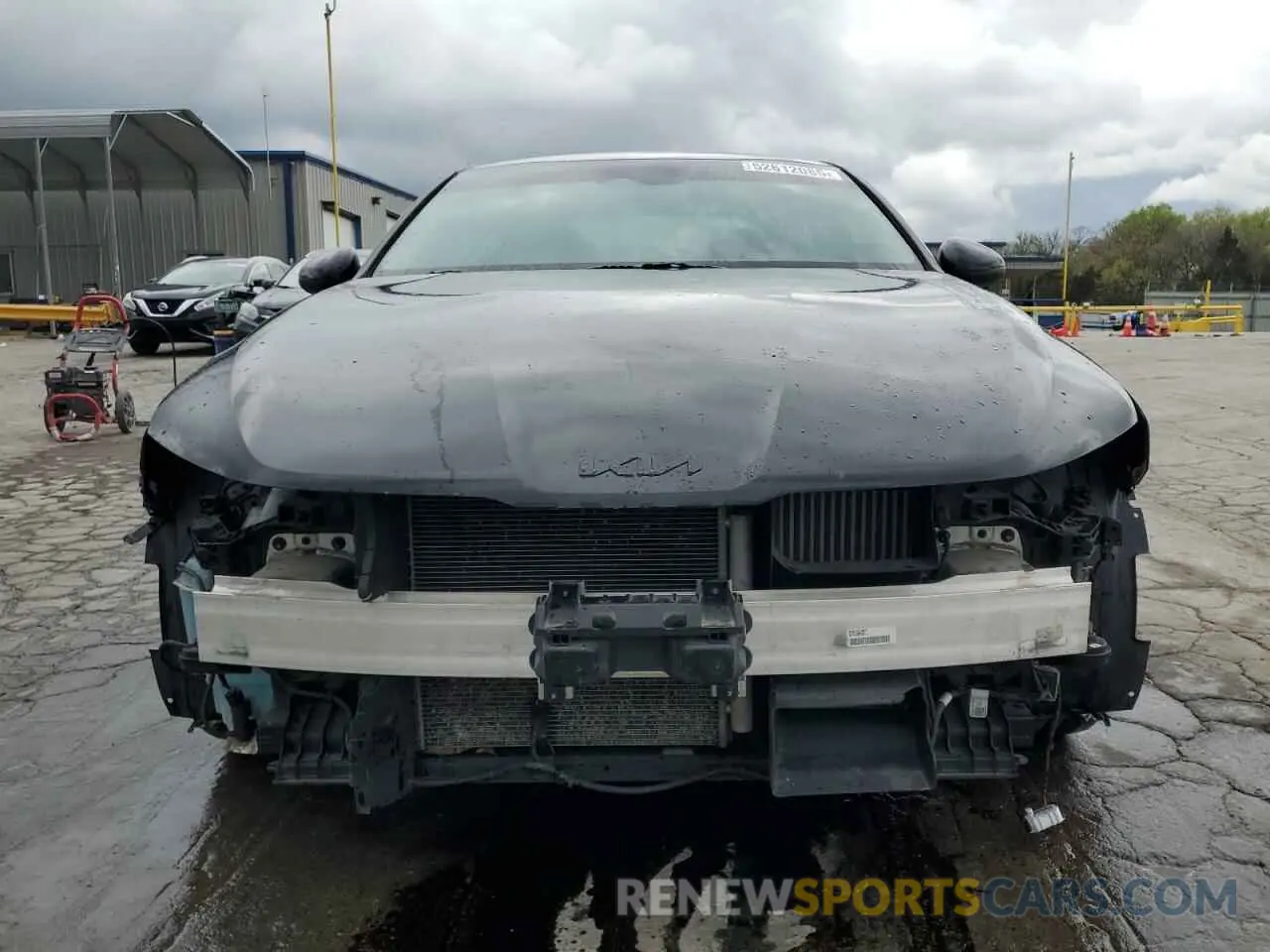 5 fotografías del automóvil dañado 5XXG14J27MG052653 KIA K5 2021