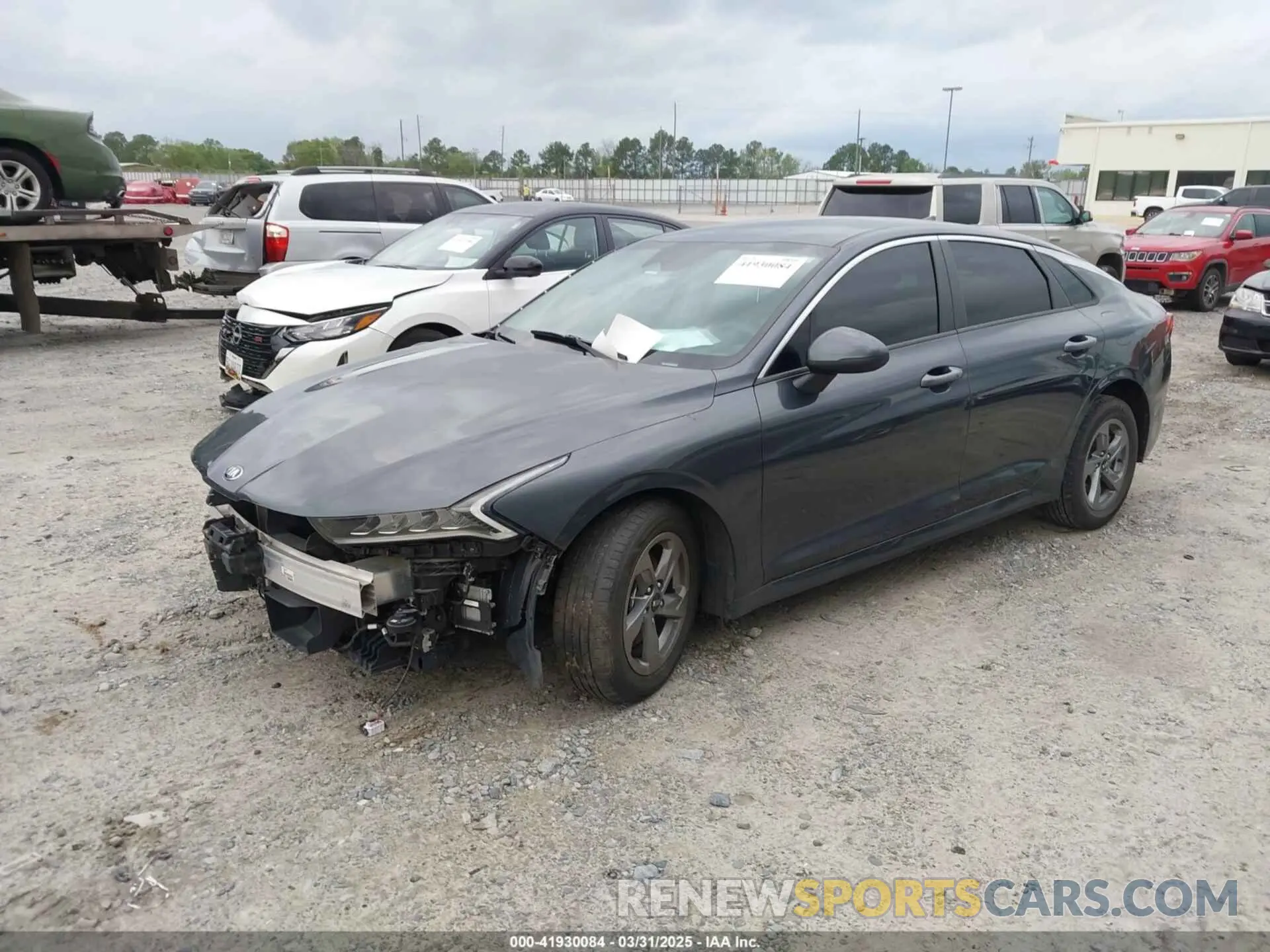 2 fotografías del automóvil dañado 5XXG14J27MG054290 KIA K5 2021