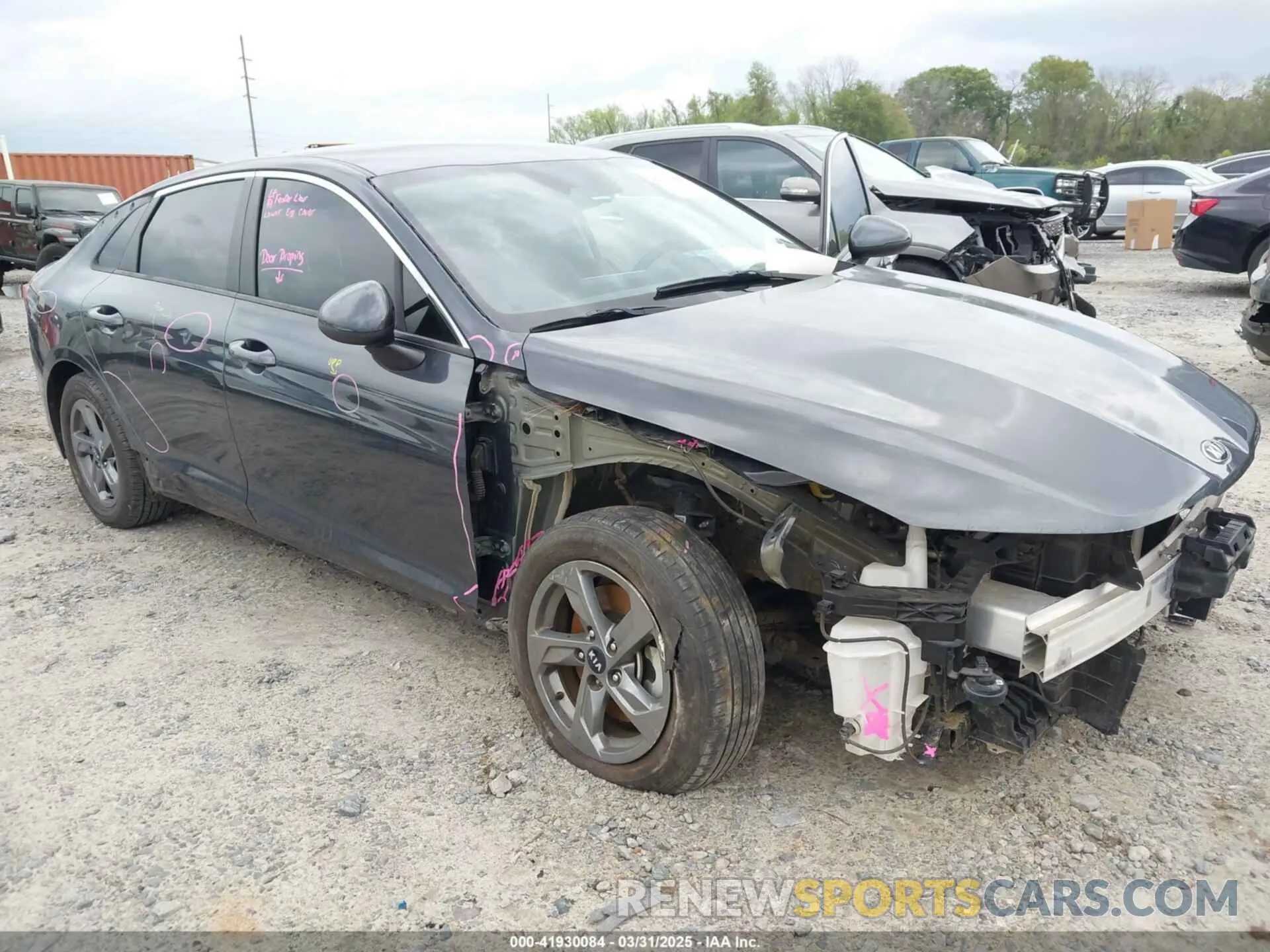 6 fotografías del automóvil dañado 5XXG14J27MG054290 KIA K5 2021