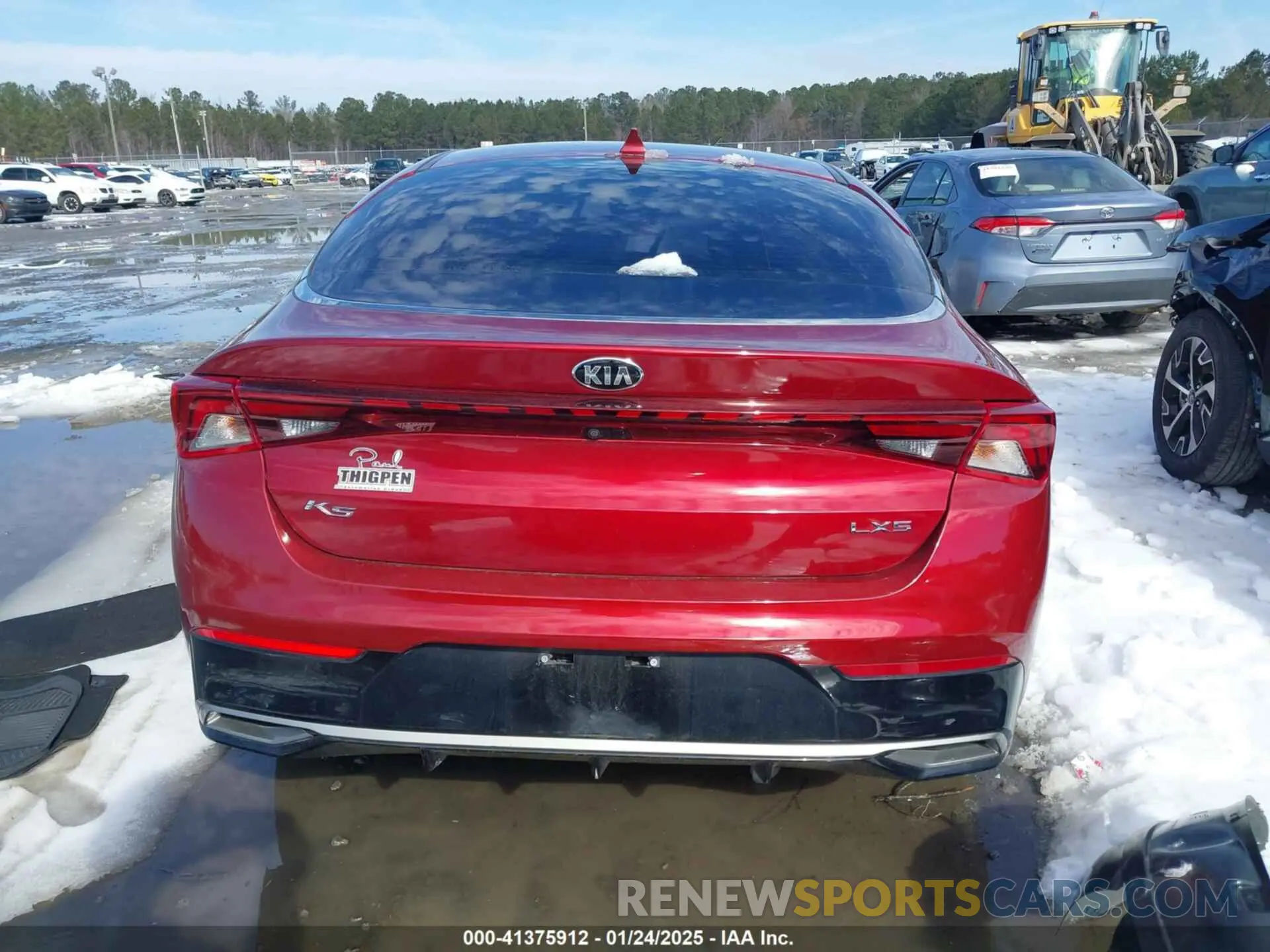 16 fotografías del automóvil dañado 5XXG14J27MG058274 KIA K5 2021