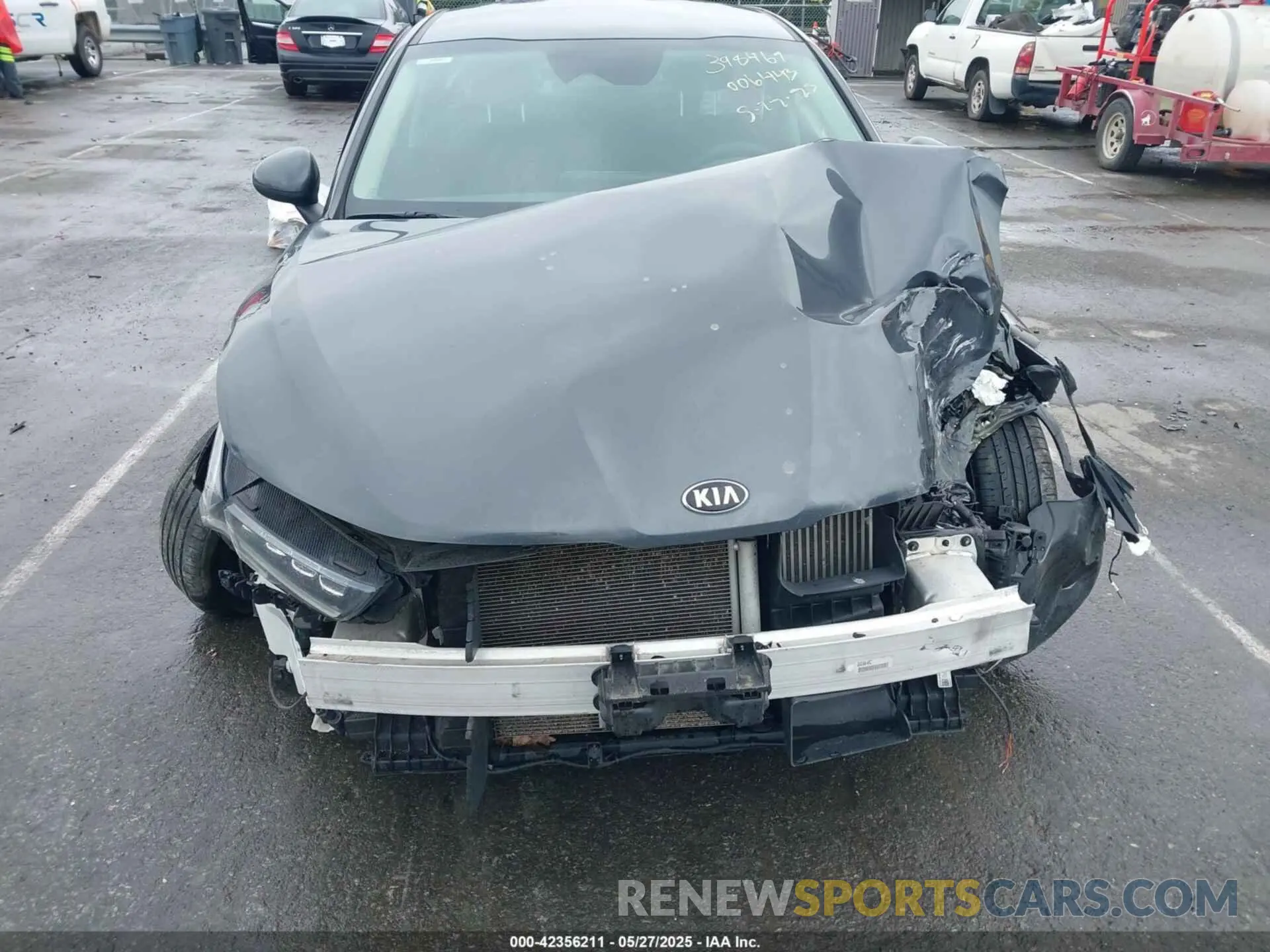 10 fotografías del automóvil dañado 5XXG14J28MG006443 KIA K5 2021