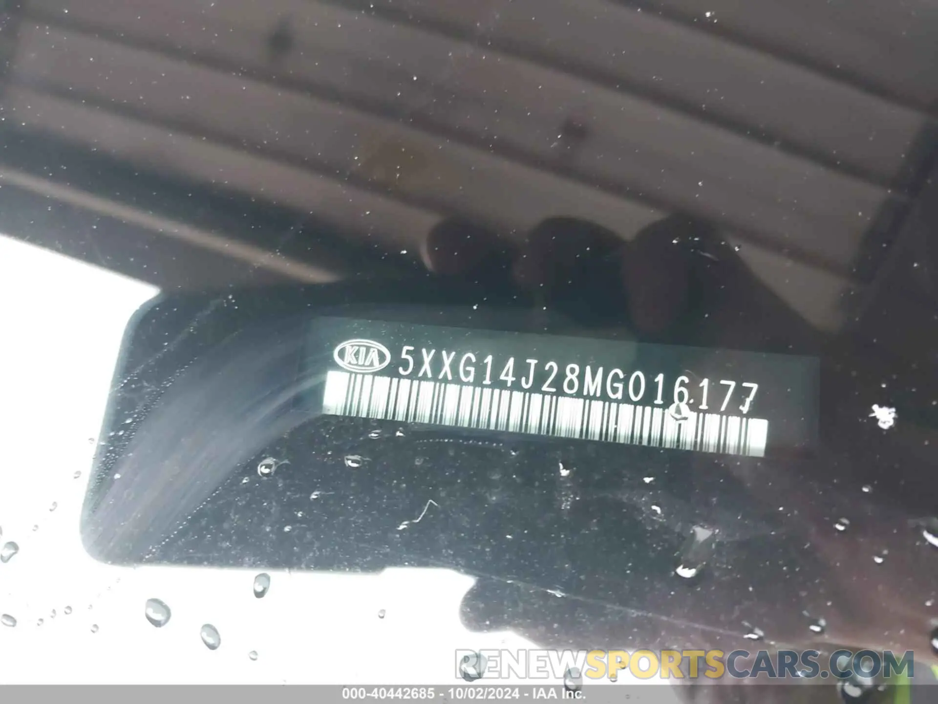 9 fotografías del automóvil dañado 5XXG14J28MG016177 KIA K5 2021