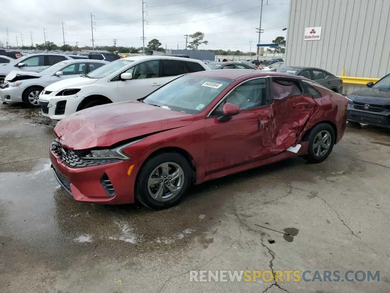 1 fotografías del automóvil dañado 5XXG14J28MG018396 KIA K5 2021