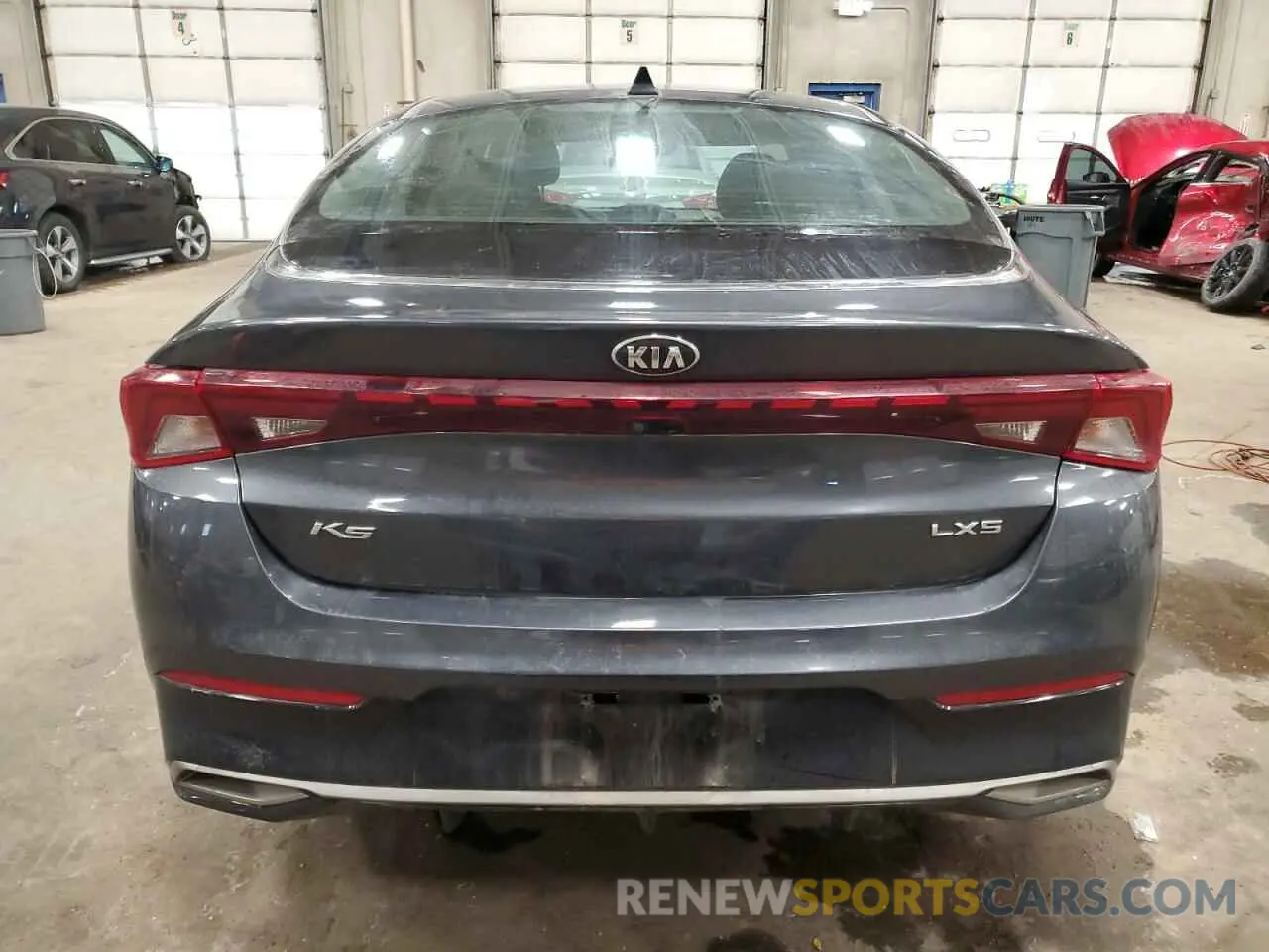 6 fotografías del automóvil dañado 5XXG14J28MG046490 KIA K5 2021