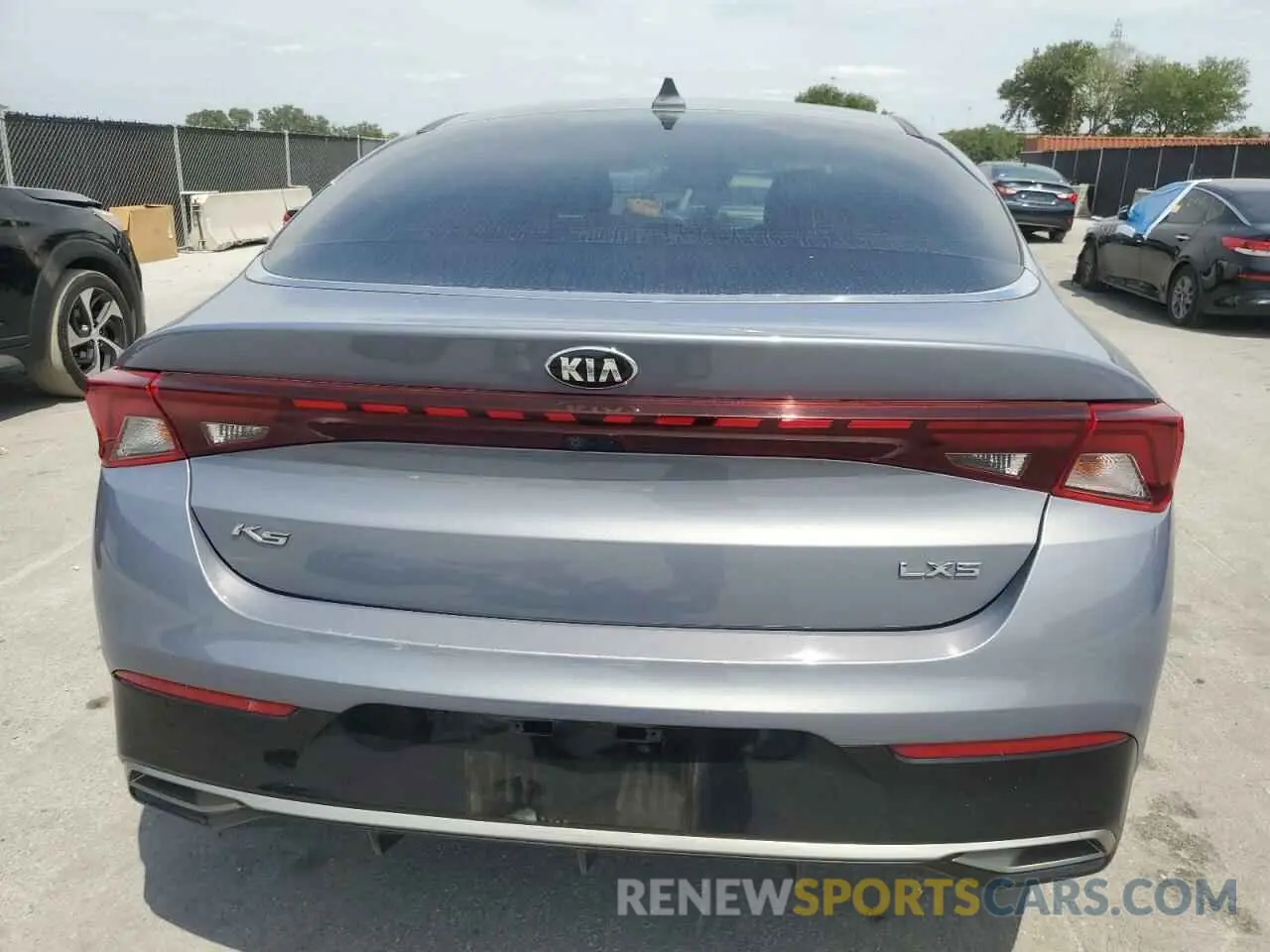6 fotografías del automóvil dañado 5XXG14J28MG047705 KIA K5 2021
