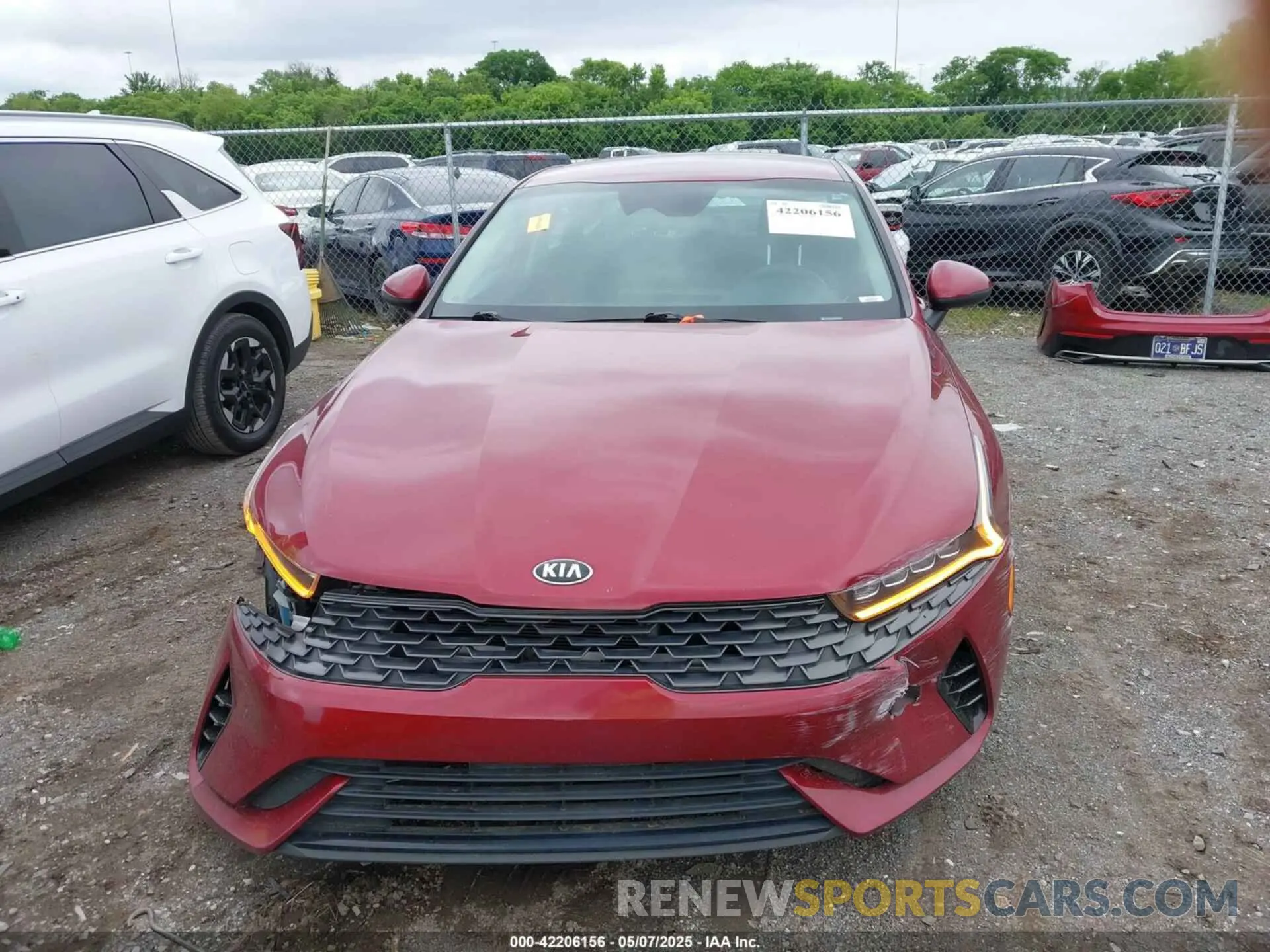 12 fotografías del automóvil dañado 5XXG14J28MG076346 KIA K5 2021