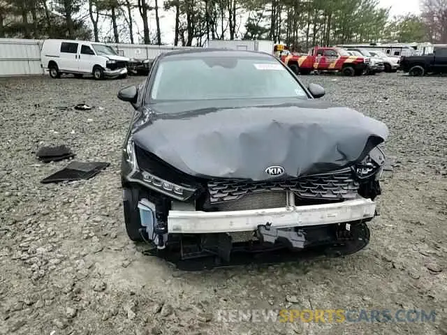 11 fotografías del automóvil dañado 5XXG14J29MG002028 KIA K5 2021