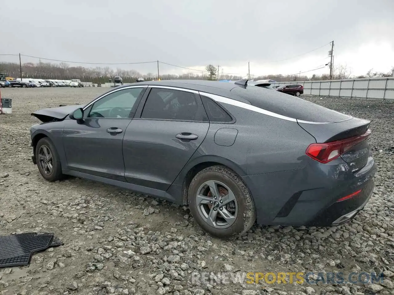 2 fotografías del automóvil dañado 5XXG14J29MG002028 KIA K5 2021