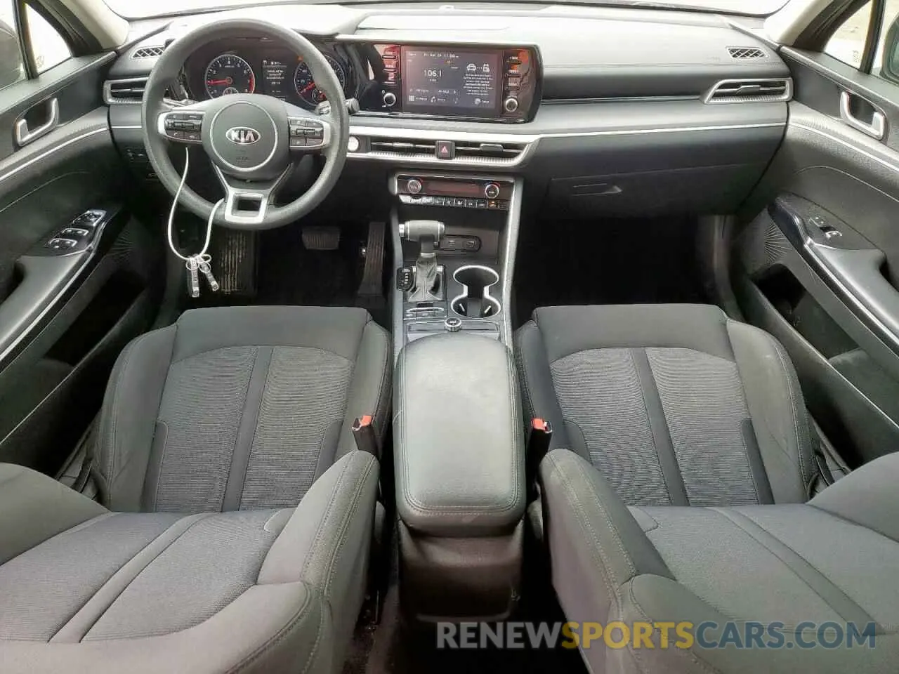 8 fotografías del automóvil dañado 5XXG14J29MG007889 KIA K5 2021