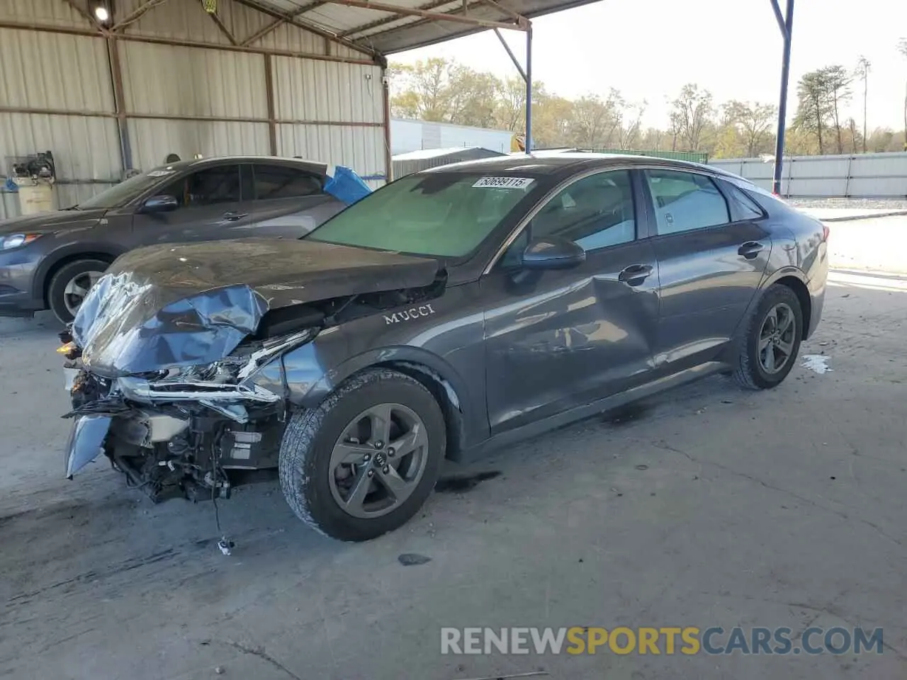 1 fotografías del automóvil dañado 5XXG14J29MG037572 KIA K5 2021