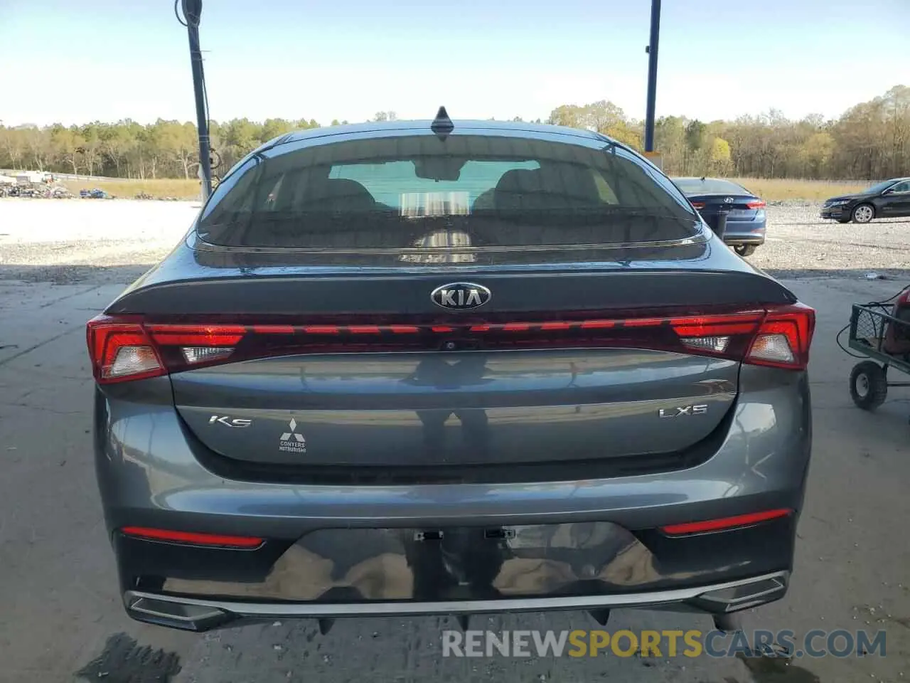 6 fotografías del automóvil dañado 5XXG14J29MG037572 KIA K5 2021