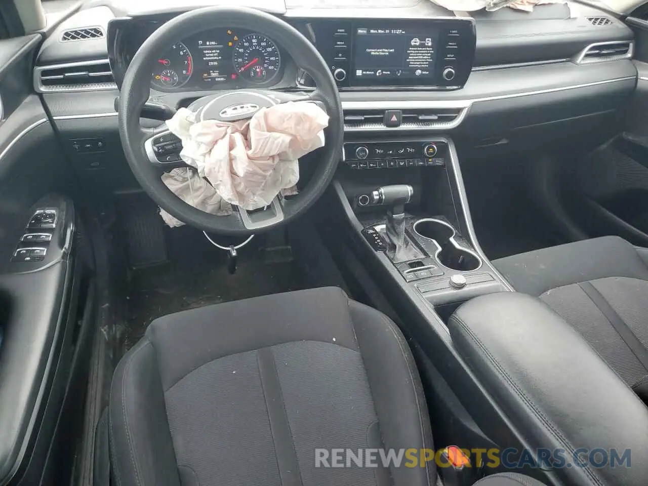 8 fotografías del automóvil dañado 5XXG14J29MG037572 KIA K5 2021