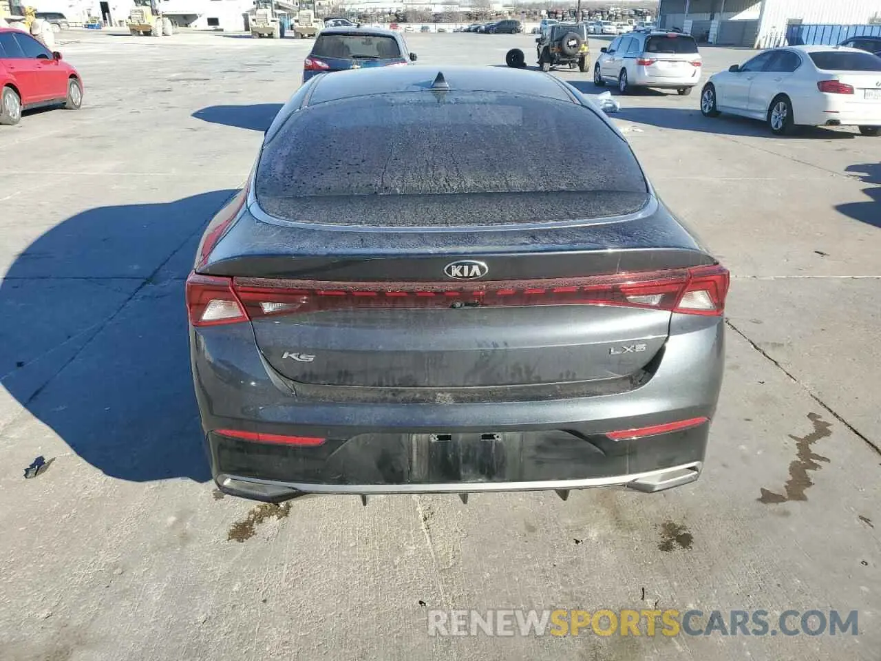6 fotografías del automóvil dañado 5XXG14J29MG060365 KIA K5 2021