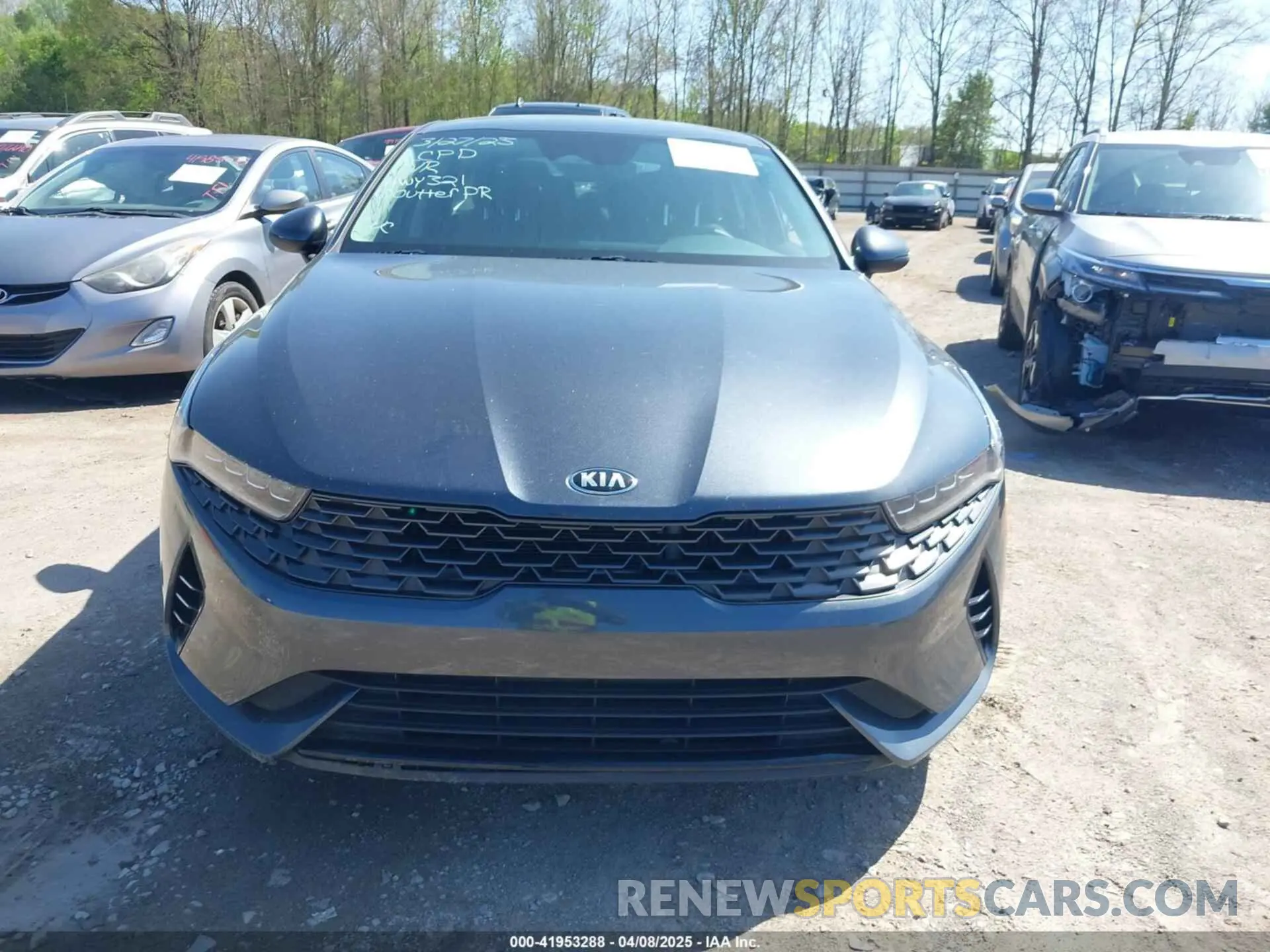 12 fotografías del automóvil dañado 5XXG14J2XMG004144 KIA K5 2021