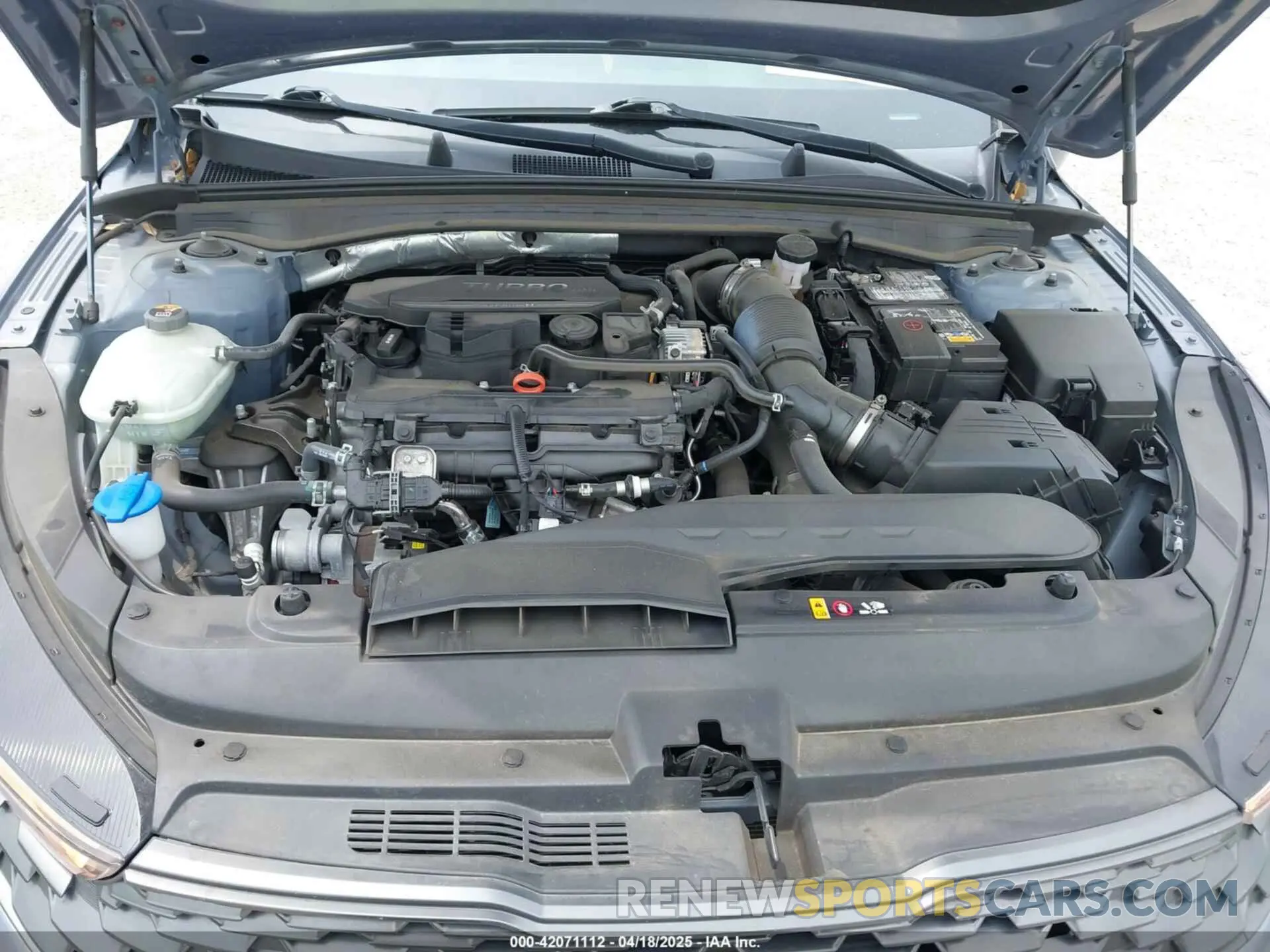 10 fotografías del automóvil dañado 5XXG14J2XMG012129 KIA K5 2021