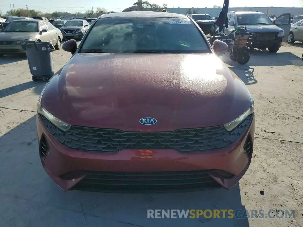5 fotografías del automóvil dañado 5XXG14J2XMG024765 KIA K5 2021