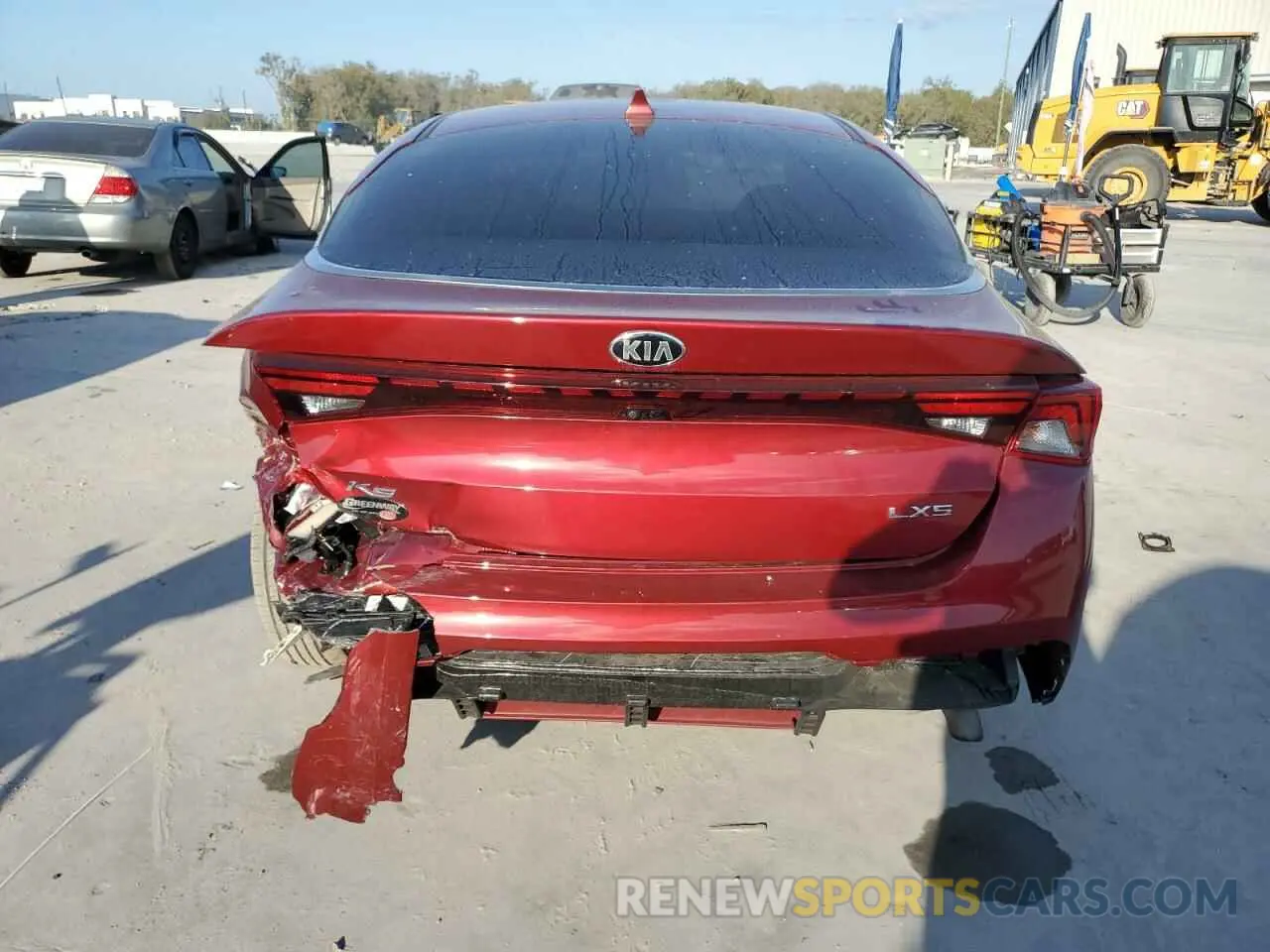 6 fotografías del automóvil dañado 5XXG14J2XMG024765 KIA K5 2021