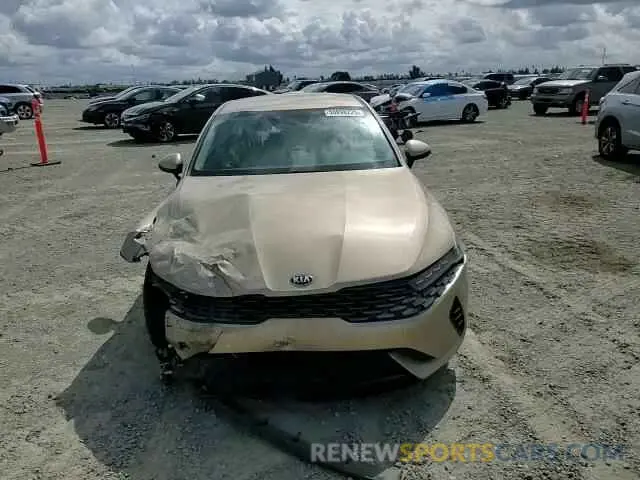 10 fotografías del automóvil dañado 5XXG14J2XMG037306 KIA K5 2021