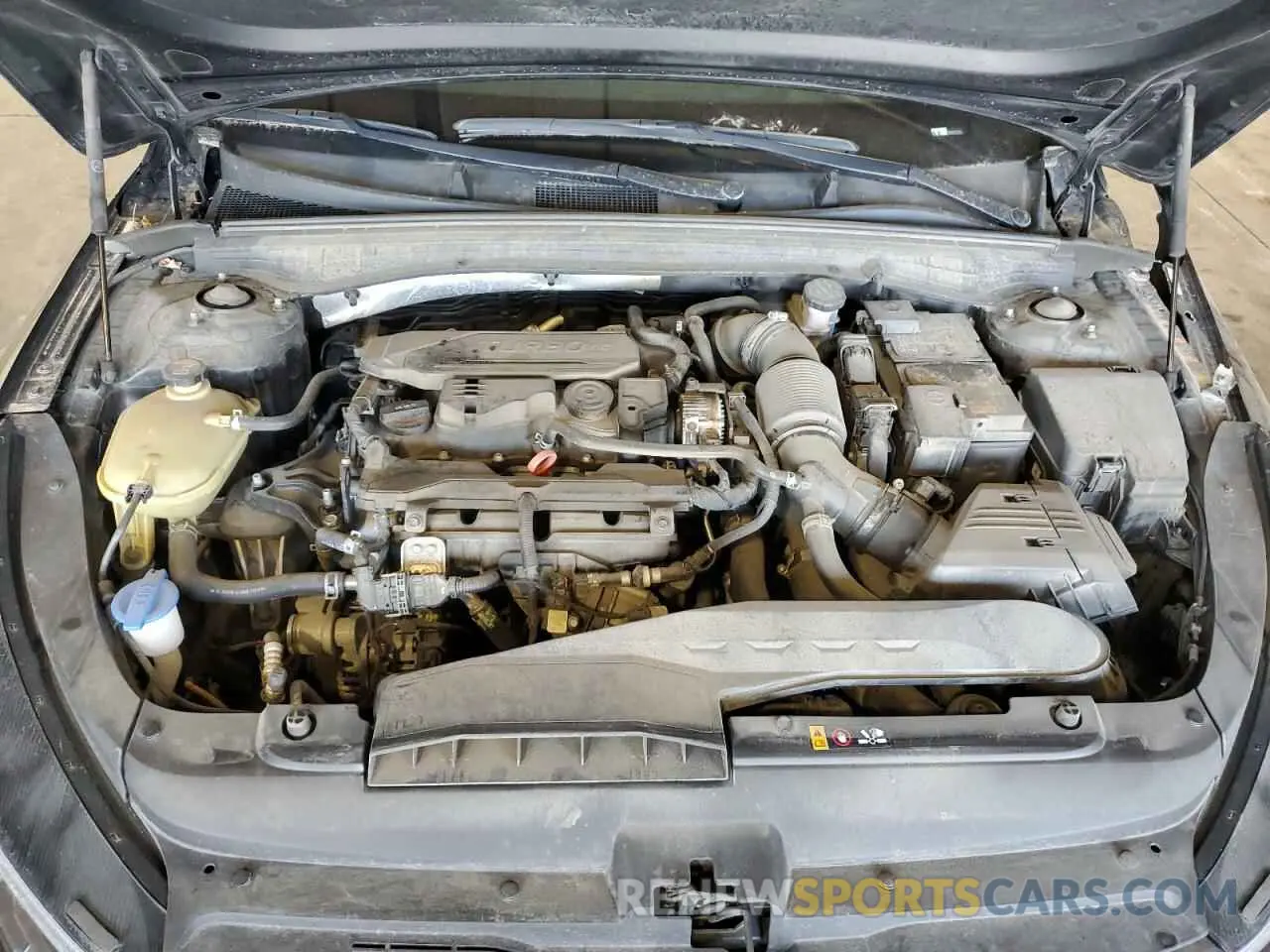 11 fotografías del automóvil dañado 5XXG14J2XMG037497 KIA K5 2021
