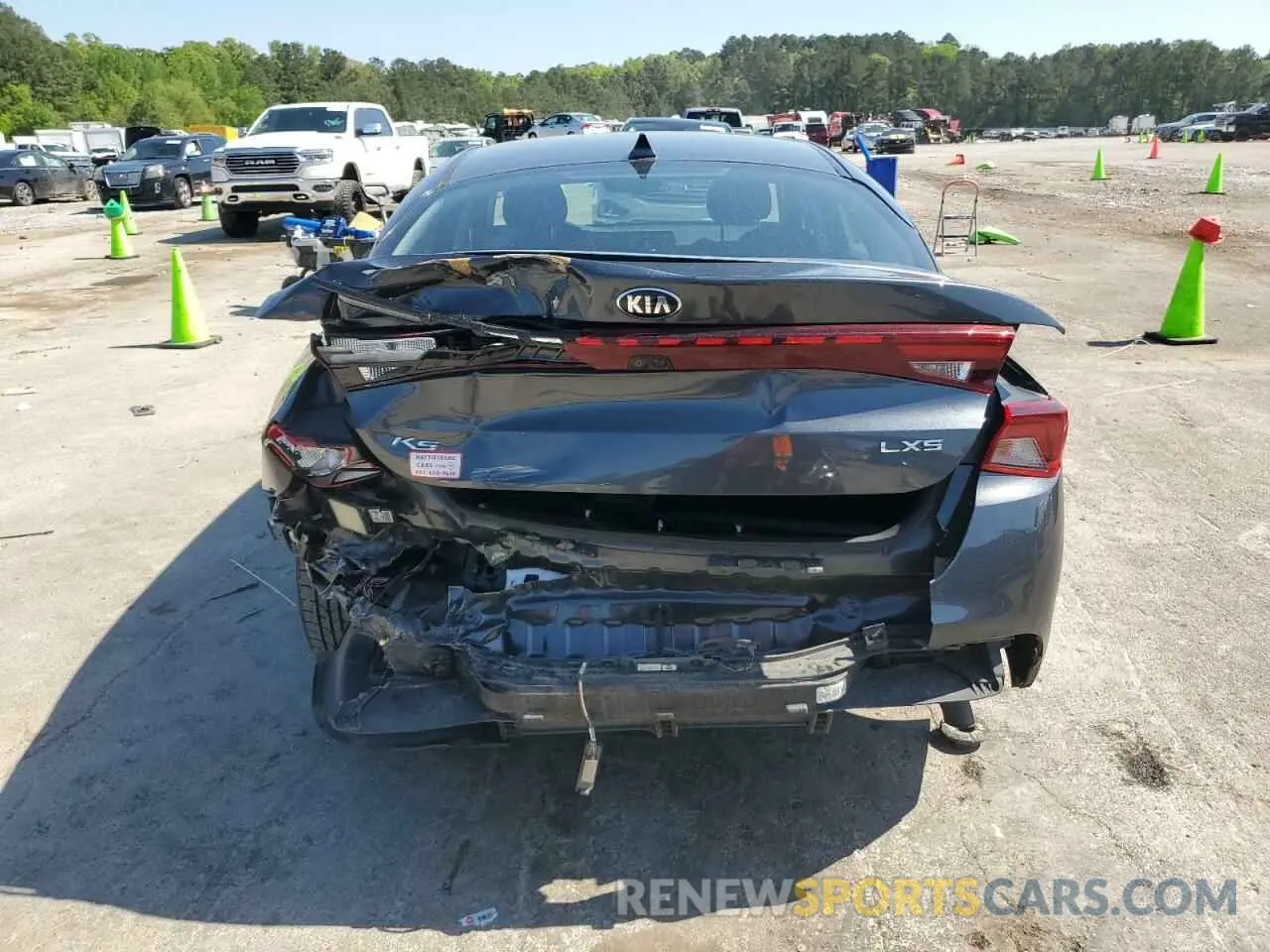 6 fotografías del automóvil dañado 5XXG14J2XMG053134 KIA K5 2021