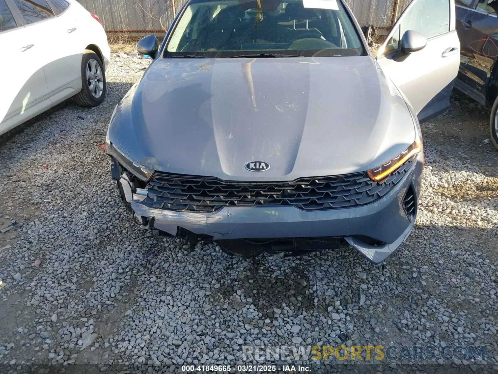 6 fotografías del automóvil dañado 5XXG14J2XMG057779 KIA K5 2021