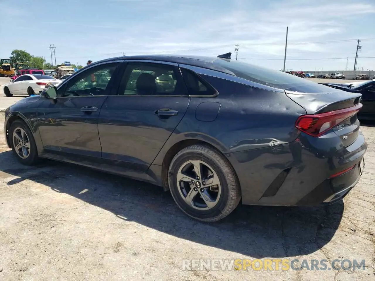 2 fotografías del automóvil dañado 5XXG14J2XMG059144 KIA K5 2021