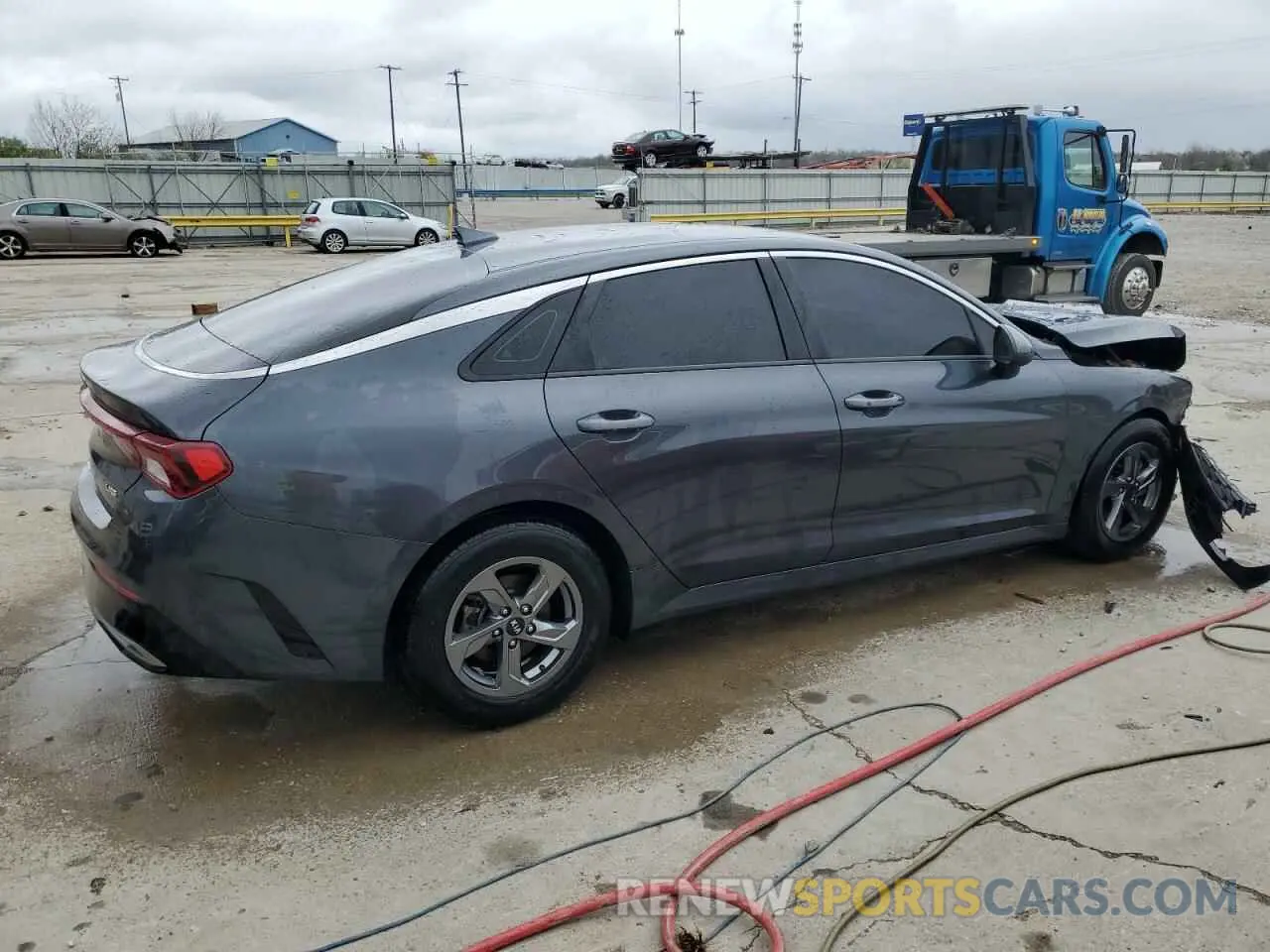 3 fotografías del automóvil dañado 5XXG14J2XMG067499 KIA K5 2021