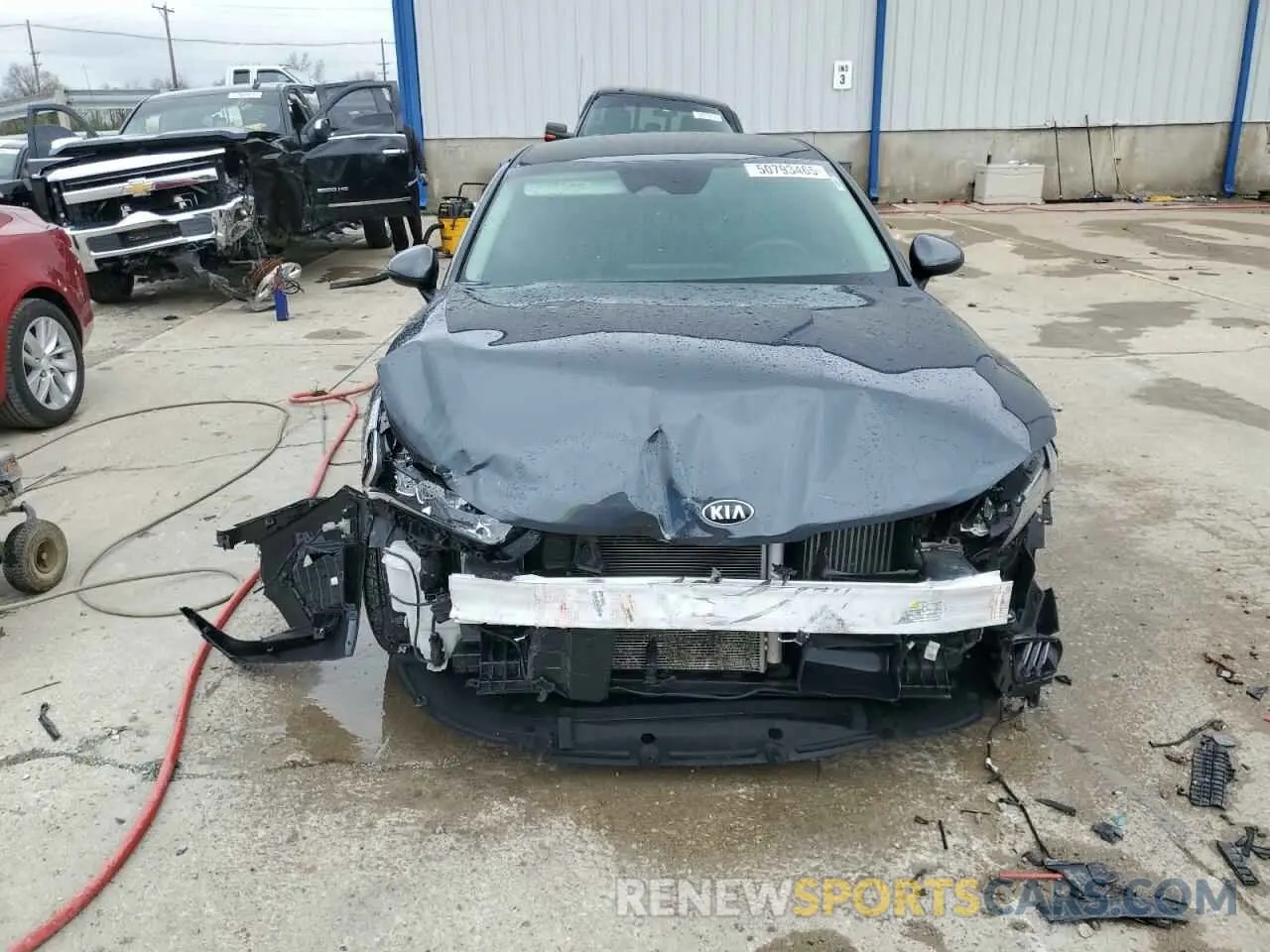 5 fotografías del automóvil dañado 5XXG14J2XMG067499 KIA K5 2021