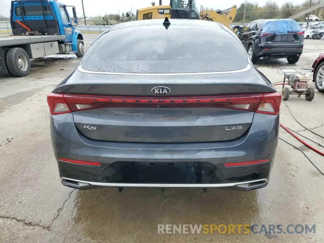 6 fotografías del automóvil dañado 5XXG14J2XMG067499 KIA K5 2021
