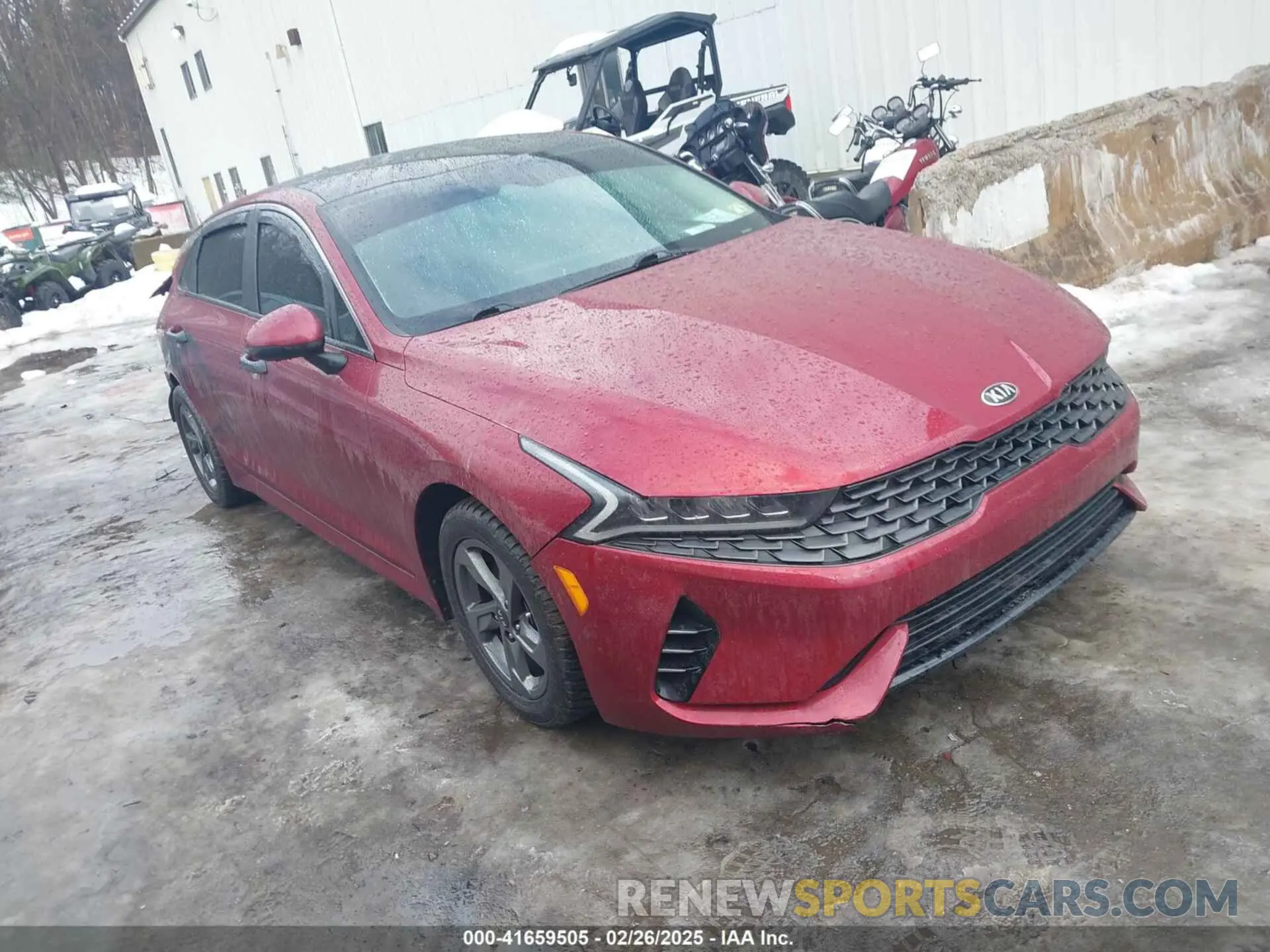 1 fotografías del automóvil dañado 5XXG14J2XMG071343 KIA K5 2021