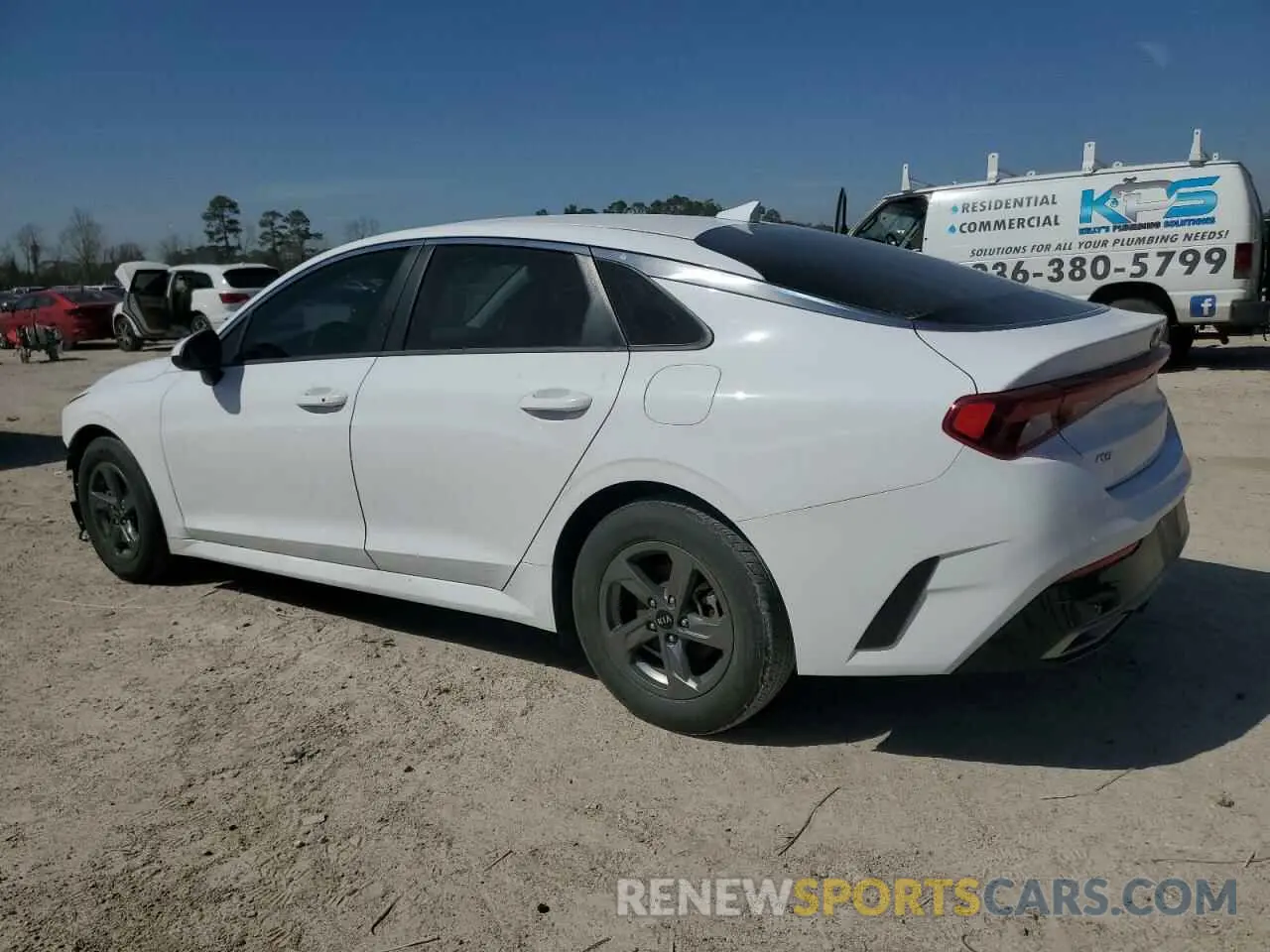 2 fotografías del automóvil dañado 5XXG14J2XMG079152 KIA K5 2021